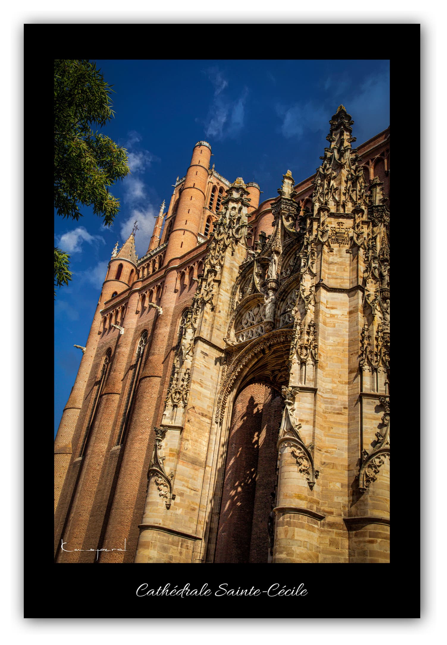 Poster Albi - Tarn (France). Affiches Formats 30x40 cm, 40x60 cm ou 50x70 cm. Impression sur Papier Photo. Décoration murale. Architecture.
