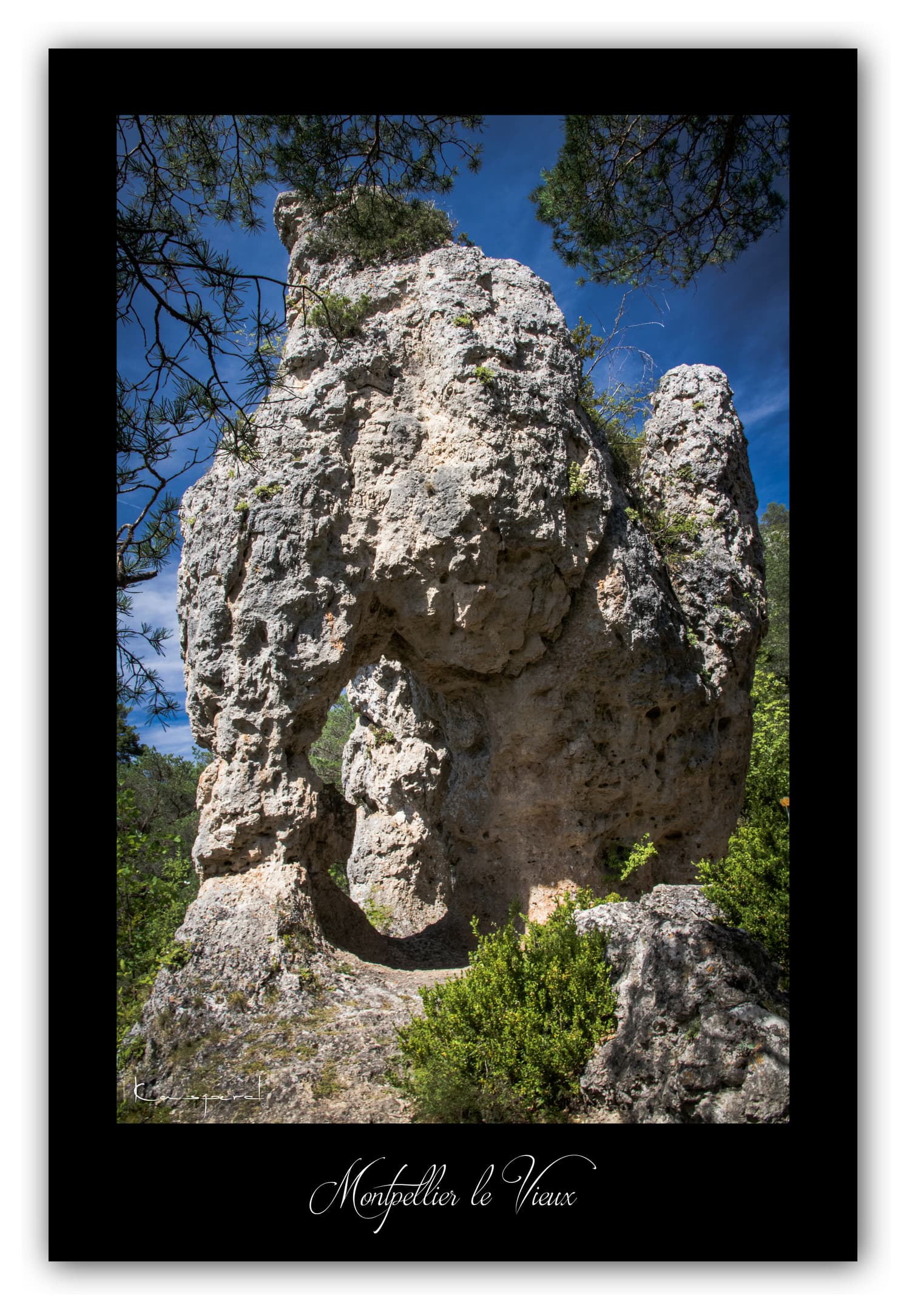 Poster Chaos de Montpellier-le-Vieux - Aveyron (France). Affiches Formats 30x40 cm, 40x60 cm ou 50x70 cm. Impression sur Papier Photo. Décoration murale. Paysage. Panorama. Nature.