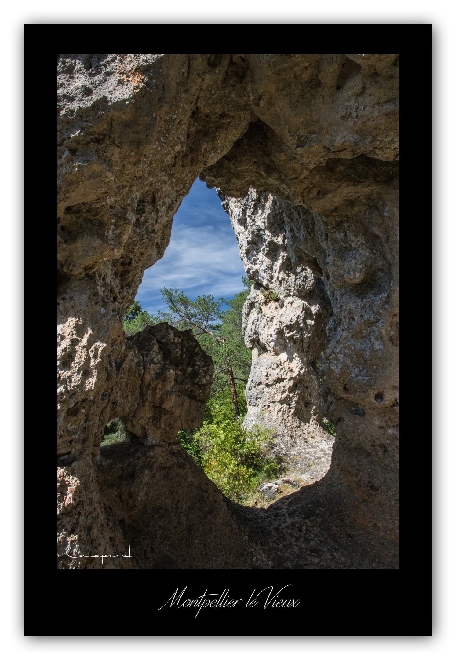 Poster Chaos de Montpellier-le-Vieux - Aveyron (France). Affiches Formats 30x40 cm, 40x60 cm ou 50x70 cm. Impression sur Papier Photo. Décoration murale. Paysage. Panorama. Nature.