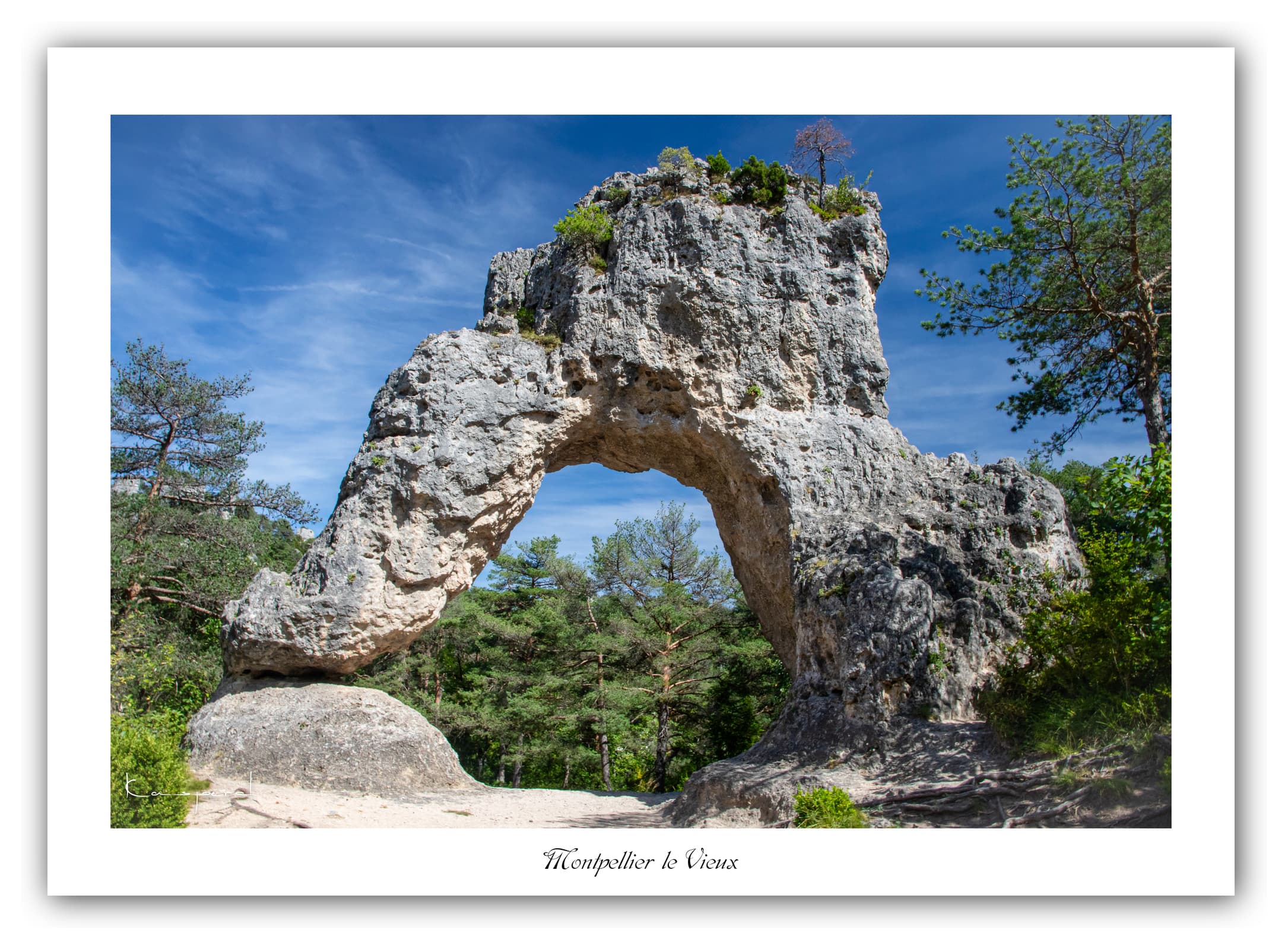 Poster Chaos de Montpellier-le-Vieux - Aveyron (France). Affiches Formats 30x40 cm, 40x60 cm ou 50x70 cm. Impression sur Papier Photo. Décoration murale. Paysage. Nature. Panorama.