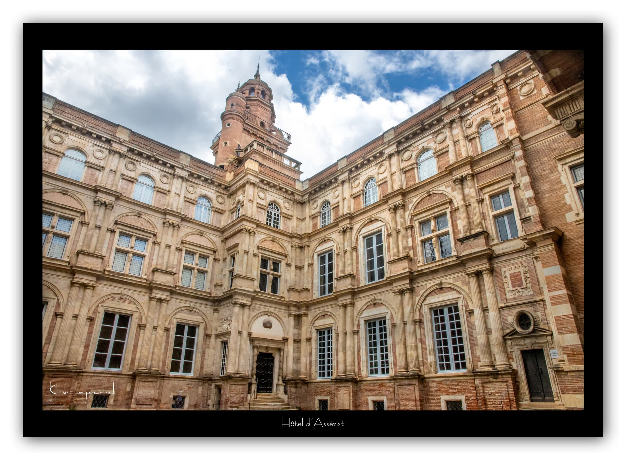 Générique Poster Hôtel d'Assézat (Toulouse - France). Affiches Formats 30x40cm, 40x60 cm ou 50x70 cm. Impression sur Papier Photo. Décoration murale. Architecture. Monument.