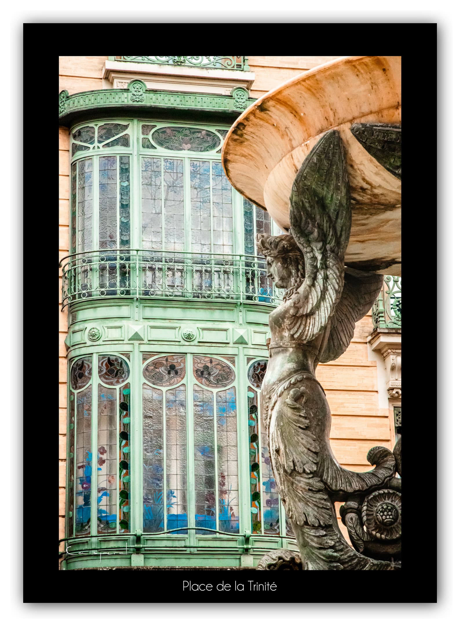 Générique Poster Place de la Trinité (Toulouse - France). Affiches Formats 30x40cm, 40x60 cm ou 50x70 cm. Impression sur Papier Photo. Décoration murale. Architecture. Monument.
