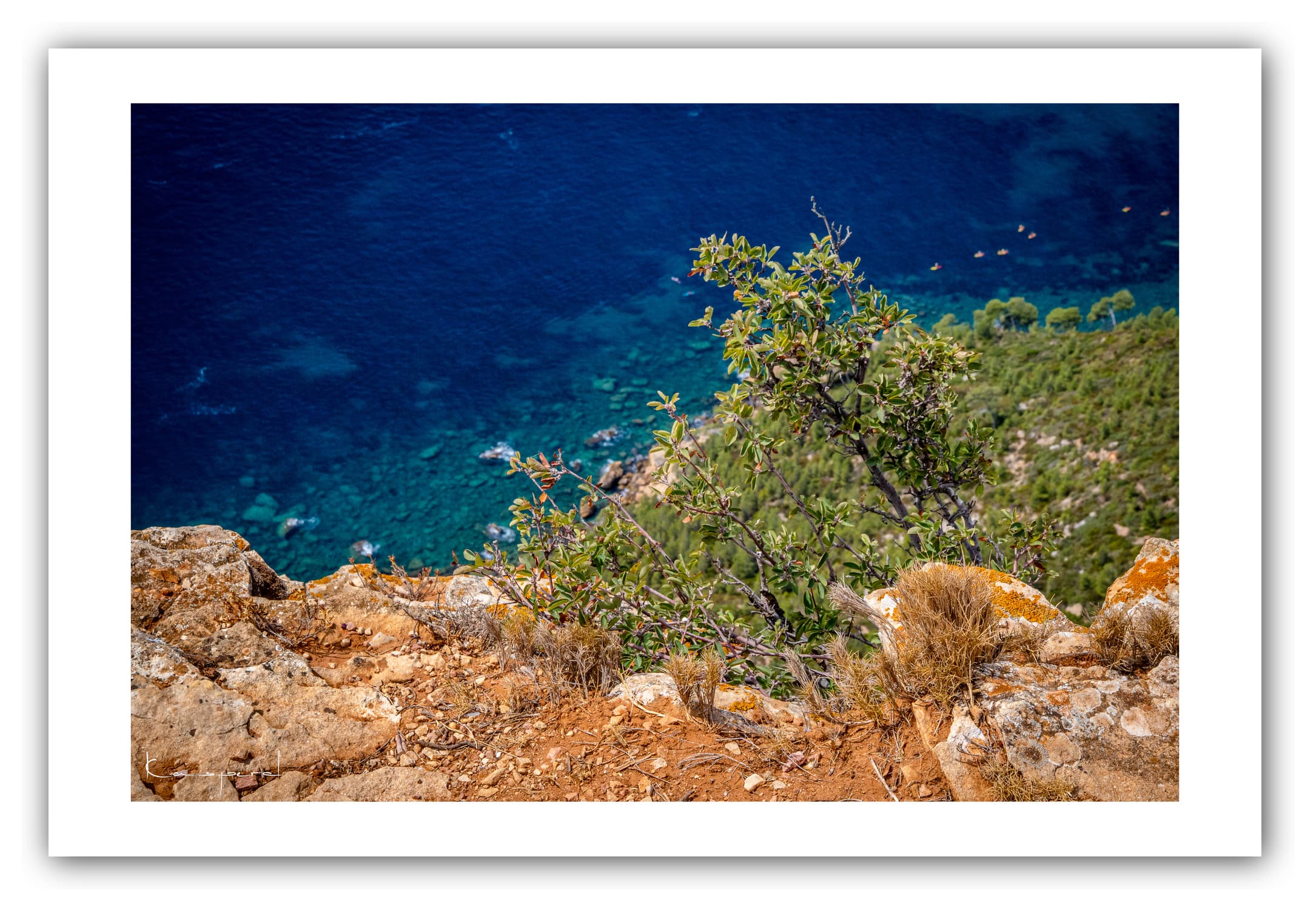 Poster Cap Canaille (Bouches du Rhône - France). Affiches Formats 30x40 cm, 40x60 cm ou 50x70 cm. Impression sur Papier Photo. Décoration murale. Mer. Méditerranée. Paysage.