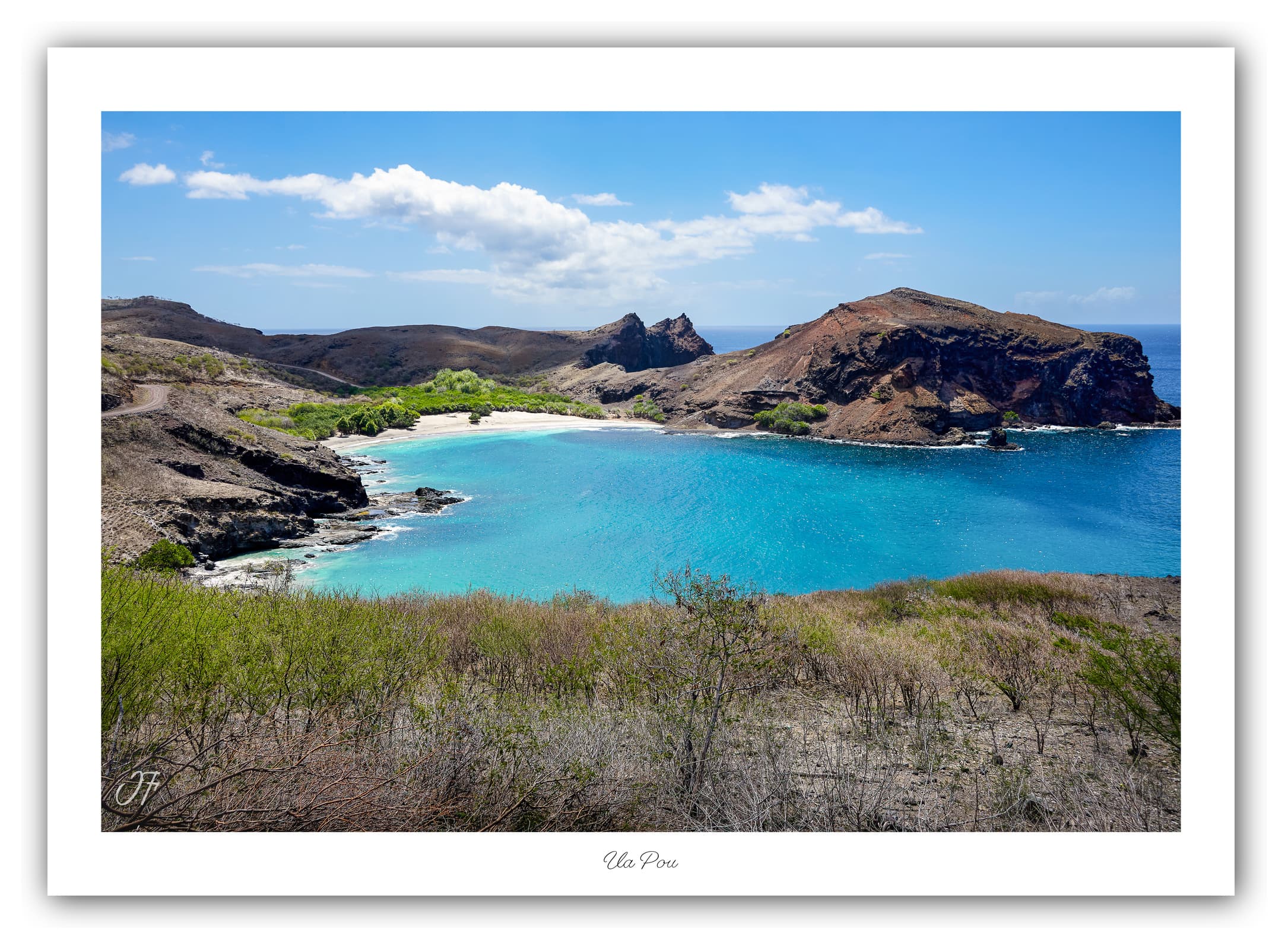 Générique Poster Ua Pou (Polynésie - Océanie) Affiches Formats 30x40cm, 40x60cm ou 50x70cm. Impression sur Papier Photo. Décoration Murale. Paysage. Océan. Îles.