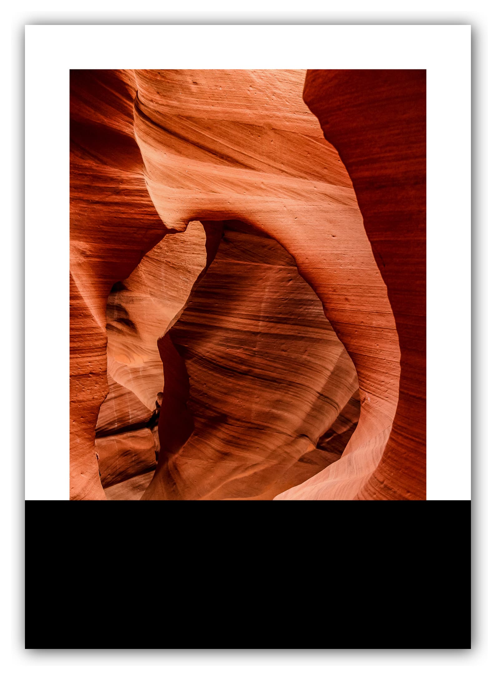 Poster Lower Antelope Canyon - Arizona (États-Unis). Affiches Formats 30x40 cm, 40x60 cm ou 50x70 cm. Impression sur Papier Photo. Décoration murale. Paysage. Ouest Américain.