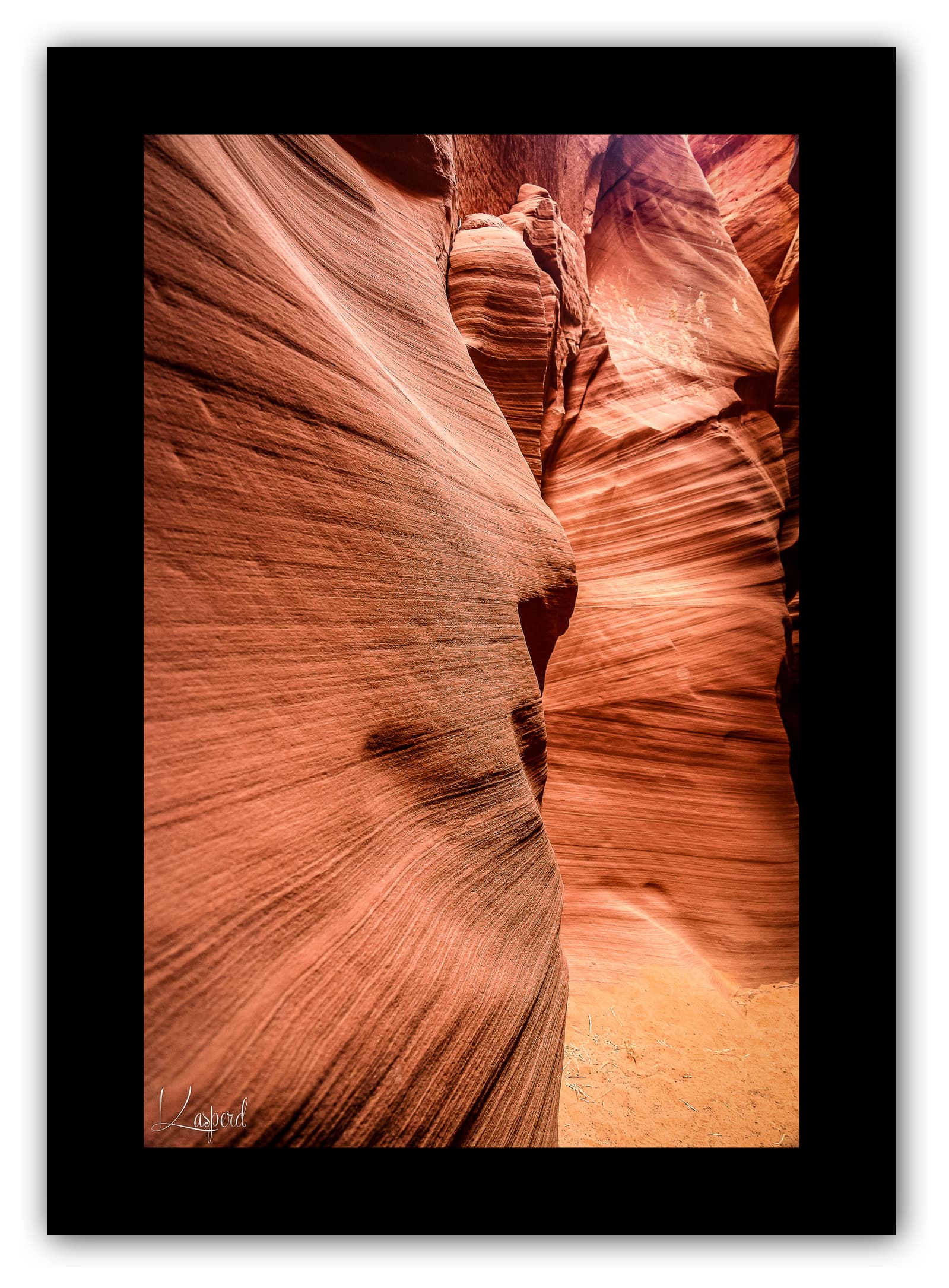 Poster Secret Canyon - Arizona (États-Unis). Affiches Formats 30x40 cm, 40x60 cm ou 50x70 cm. Impression sur Papier Photo. Décoration murale. Paysage. Ouest Américain.