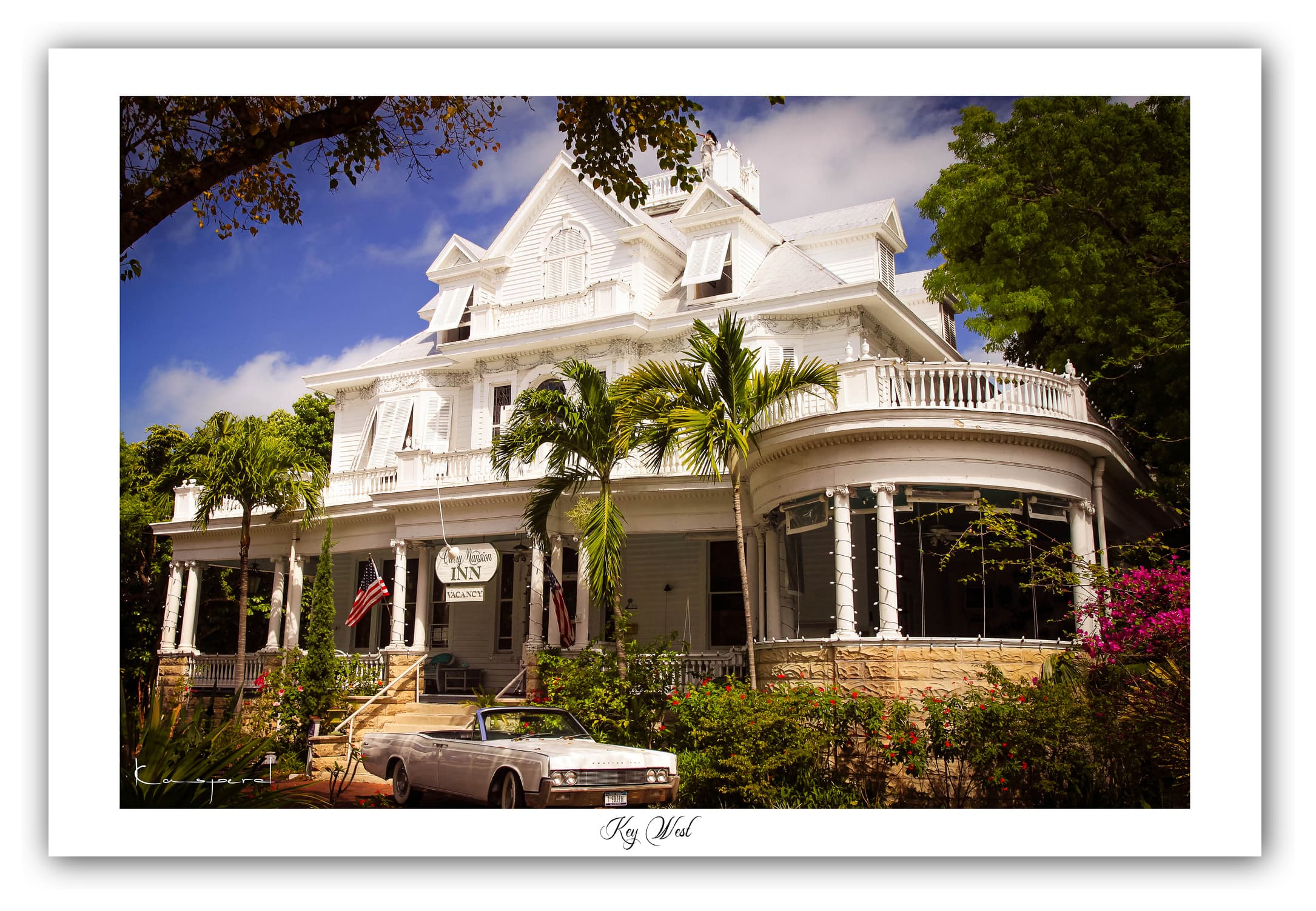 Poster Key West - Floride (États-Unis). Affiches Formats 30x40 cm, 40x60 cm ou 50x70cm. Impression sur Papier Photo. Décoration murale. Ville. Paysage. Coucher de Soleil. Sunrise. Mer.