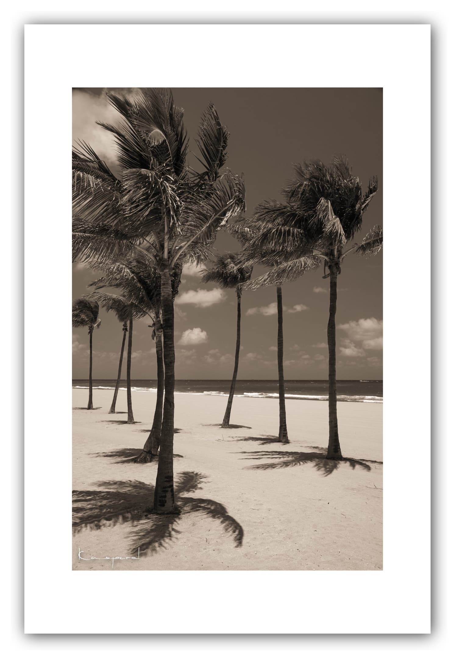 Poster Fort Lauderdale- Floride (États-Unis). Affiches Formats 30x40 cm, 40x60 cm ou 50x70cm. Impression sur Papier Photo. Décoration murale. Ville. Paysage. Coucher de Soleil. Sunrise. Mer.