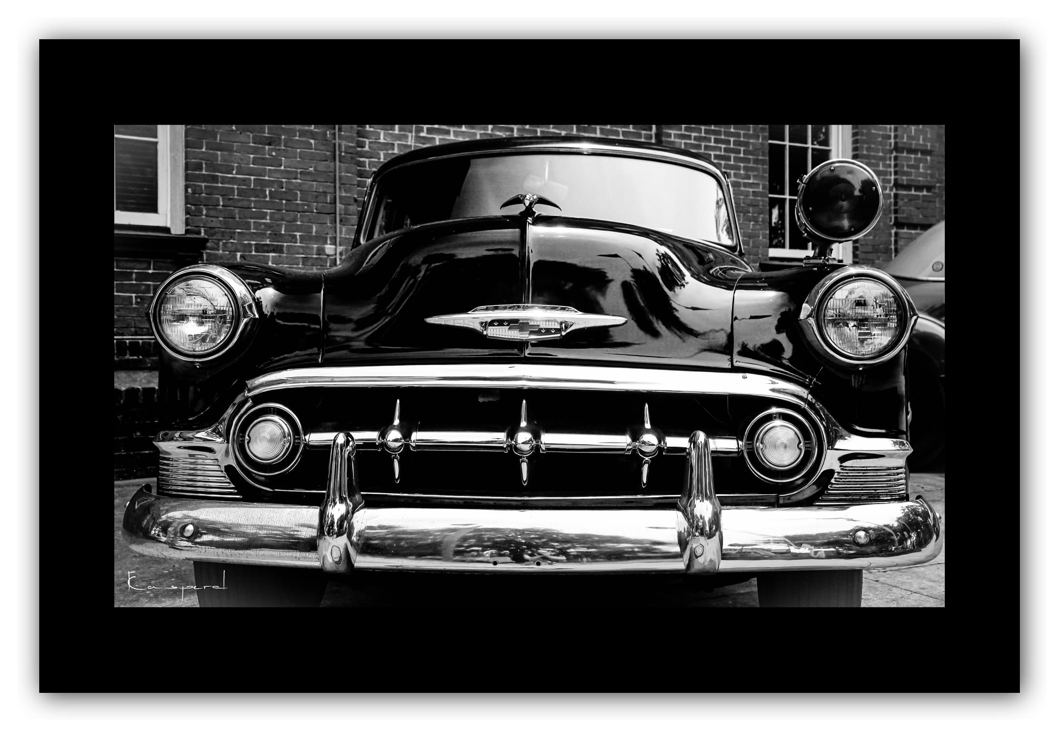 Poster Véhicule de Police Américain Vintage. Affiches Formats 30x40 cm, 40x60 cm ou 50x70 cm. Impression sur Papier Photo. Décoration murale. Véhicule. Vintage. États-Unis.