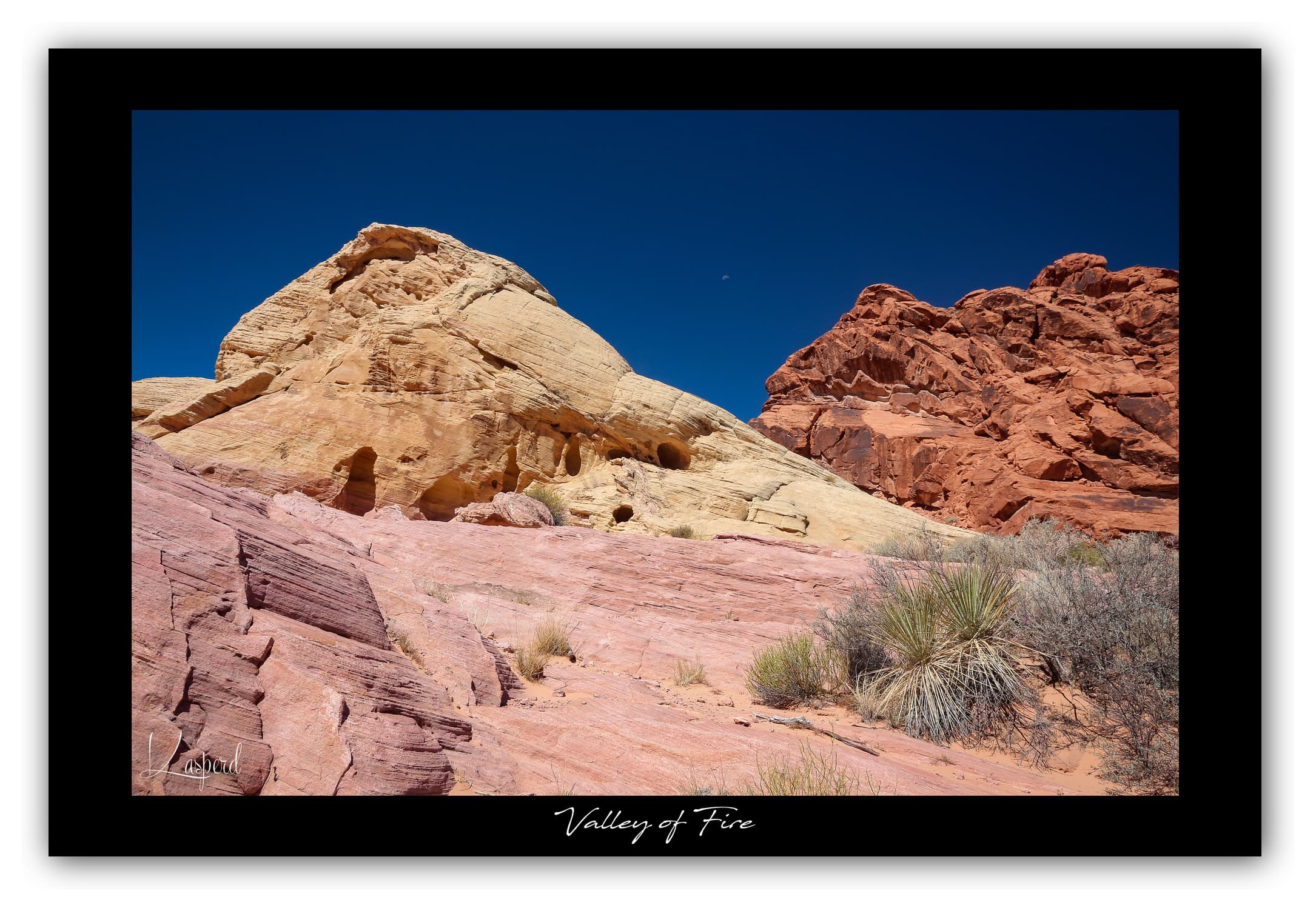 Poster Valley of Fire - Nevada (États-Unis). Affiches Formats 30x40 cm, 40x60 cm ou 50x70 cm. Impression sur Papier Photo. Décoration murale. Paysage. Ouest Américain.