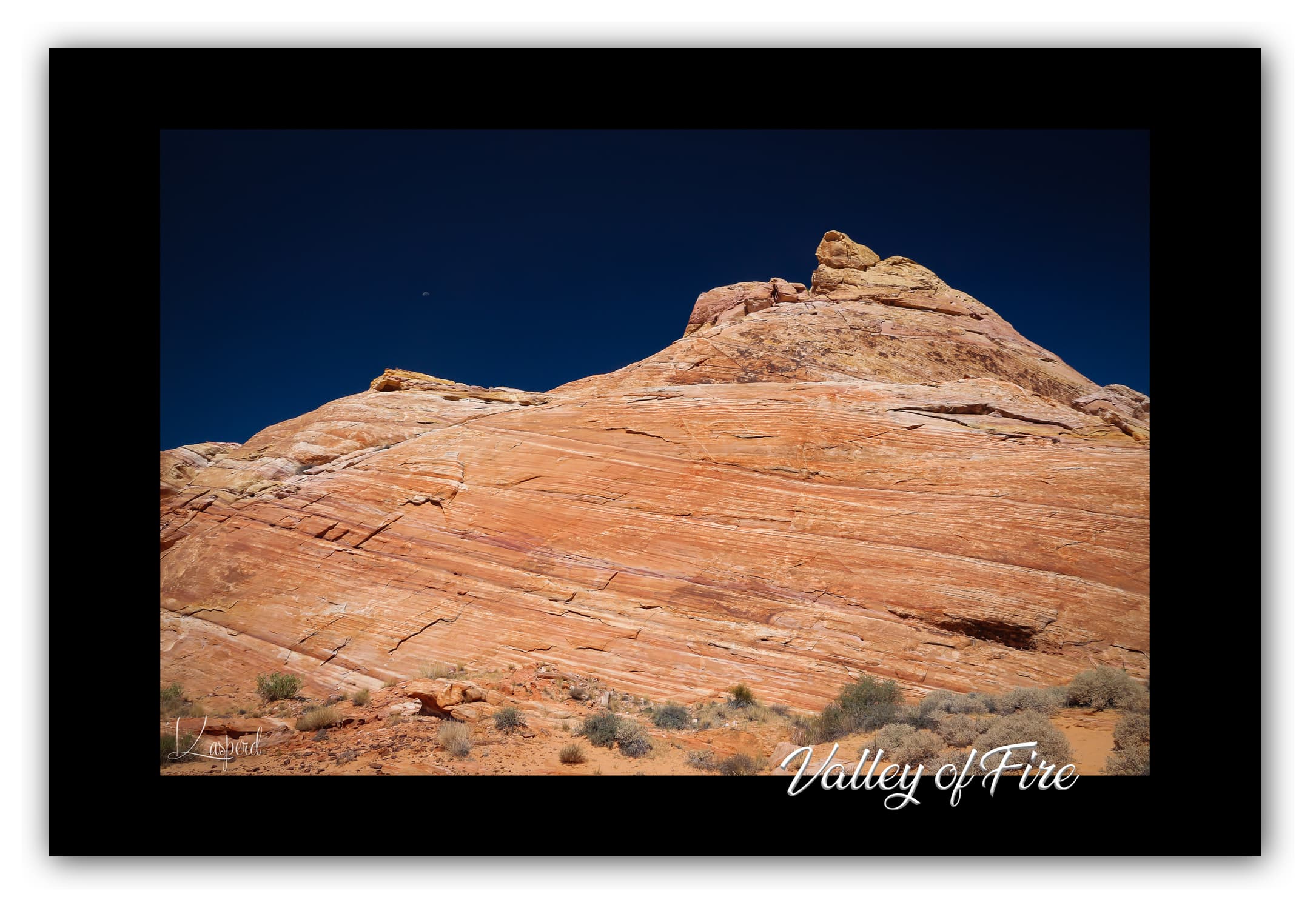 Poster Valley of Fire - Nevada (États-Unis). Affiches Formats 30x40 cm, 40x60 cm ou 50x70 cm. Impression sur Papier Photo. Décoration murale. Paysage. Ouest Américain.