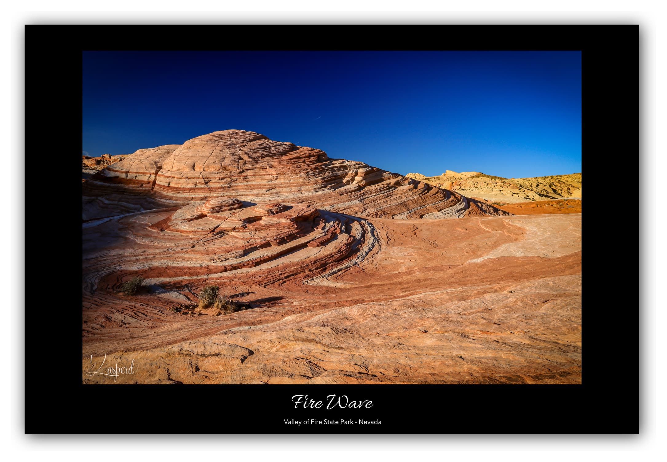 Poster Valley of Fire - Nevada (États-Unis). Affiches Formats 30x40 cm, 40x60 cm ou 50x70 cm. Impression sur Papier Photo. Décoration murale. Paysage. Ouest Américain.