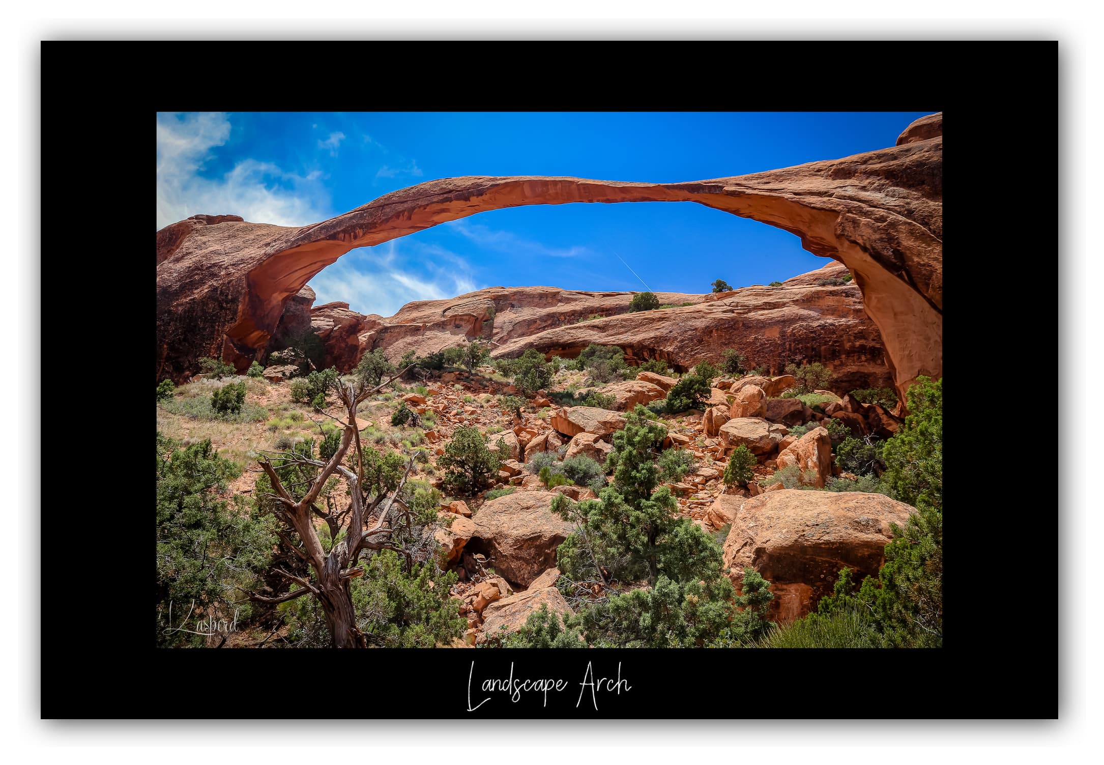 Poster Arches National Park - Utah (États-Unis). Affiches Formats 30x40 cm, 40x60 cm ou 50x70 cm. Impression sur Papier Photo. Décoration murale. Paysage. Ouest Américain.
