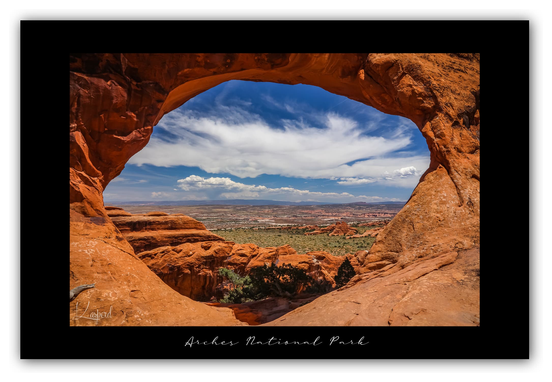 Poster Arches National Park - Utah (États-Unis). Affiches Formats 30x40 cm, 40x60 cm ou 50x70 cm. Impression sur Papier Photo. Décoration murale. Paysage. Ouest Américain.
