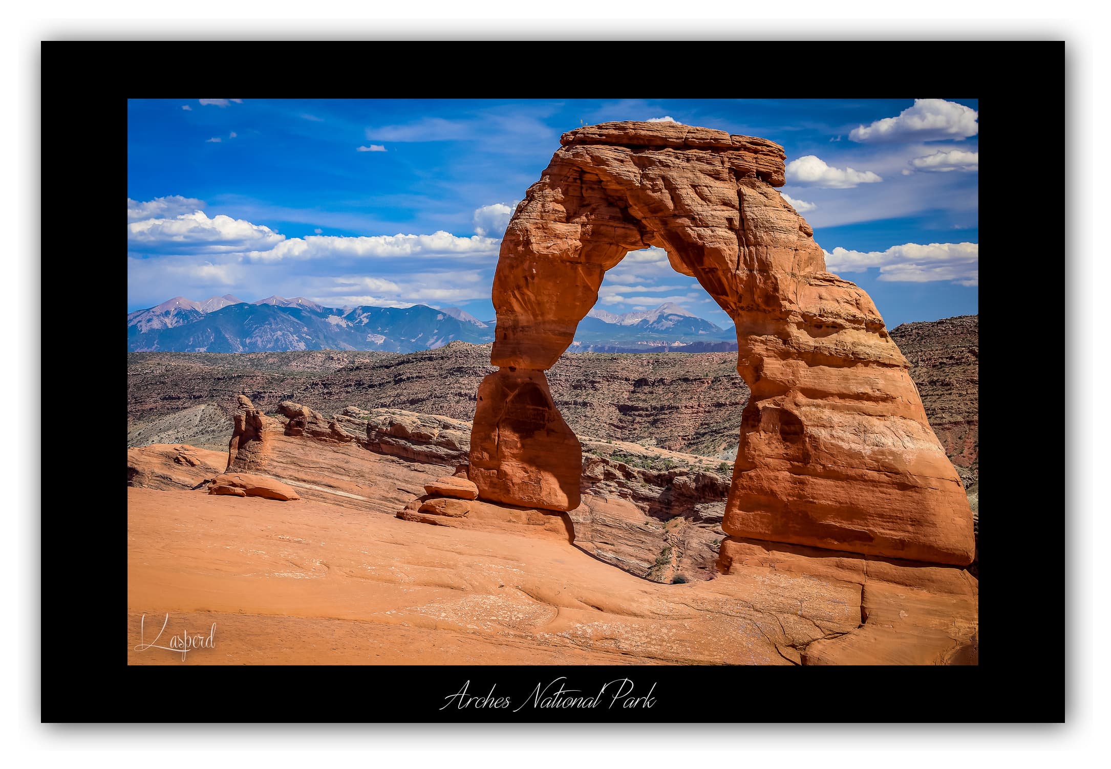 Poster Arches National Park - Utah (États-Unis). Affiches Formats 30x40 cm, 40x60 cm ou 50x70 cm. Impression sur Papier Photo. Décoration murale. Paysage. Ouest Américain.