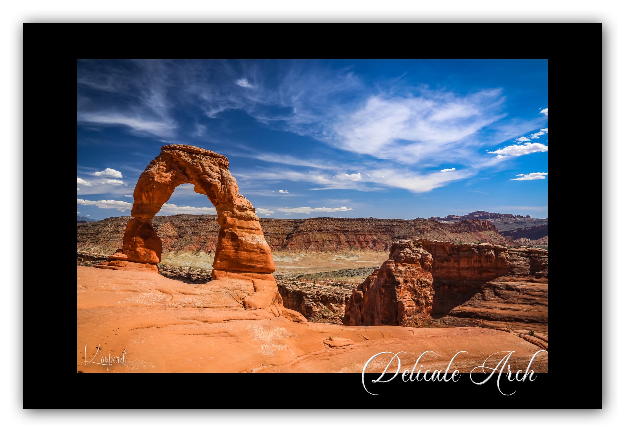 Poster Arches National Park - Utah (États-Unis). Affiches Formats 30x40cm, 40x60 cm ou 50x70 cm. Impression sur Papier Photo. Décoration murale. Paysage. Ouest Américain.
