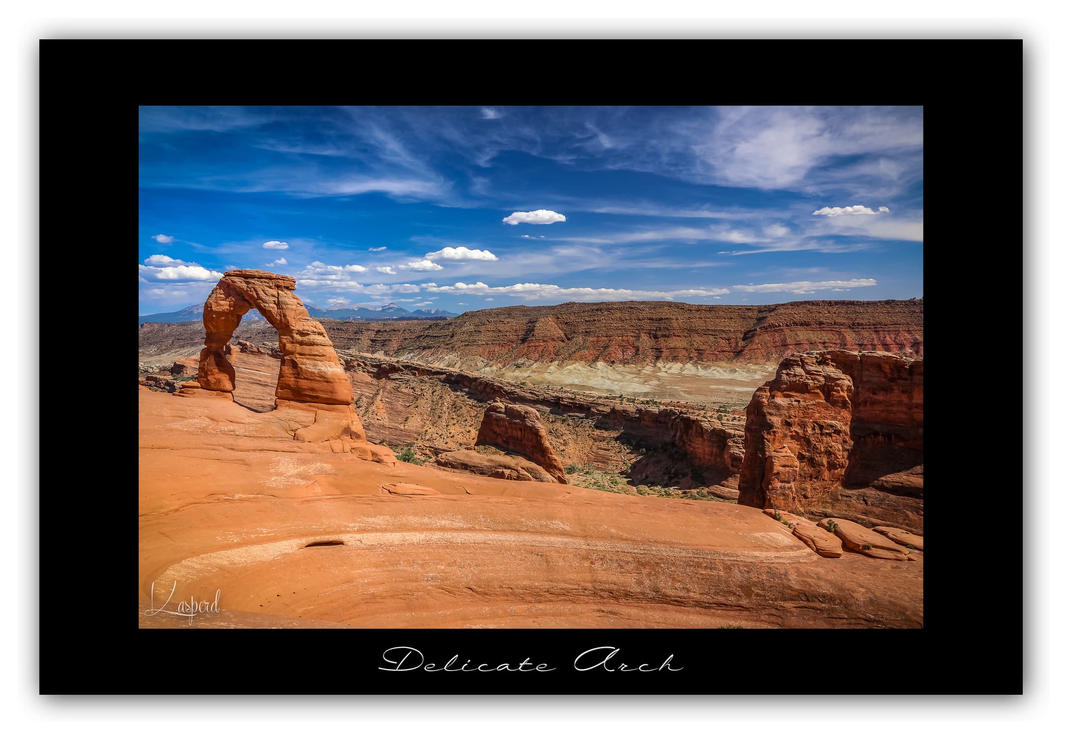Poster Arches National Park - Utah (États-Unis). Affiches Formats 30x40 cm, 40x60 cm ou 50x70 cm. Impression sur Papier Photo. Décoration murale. Paysage. Ouest Américain.