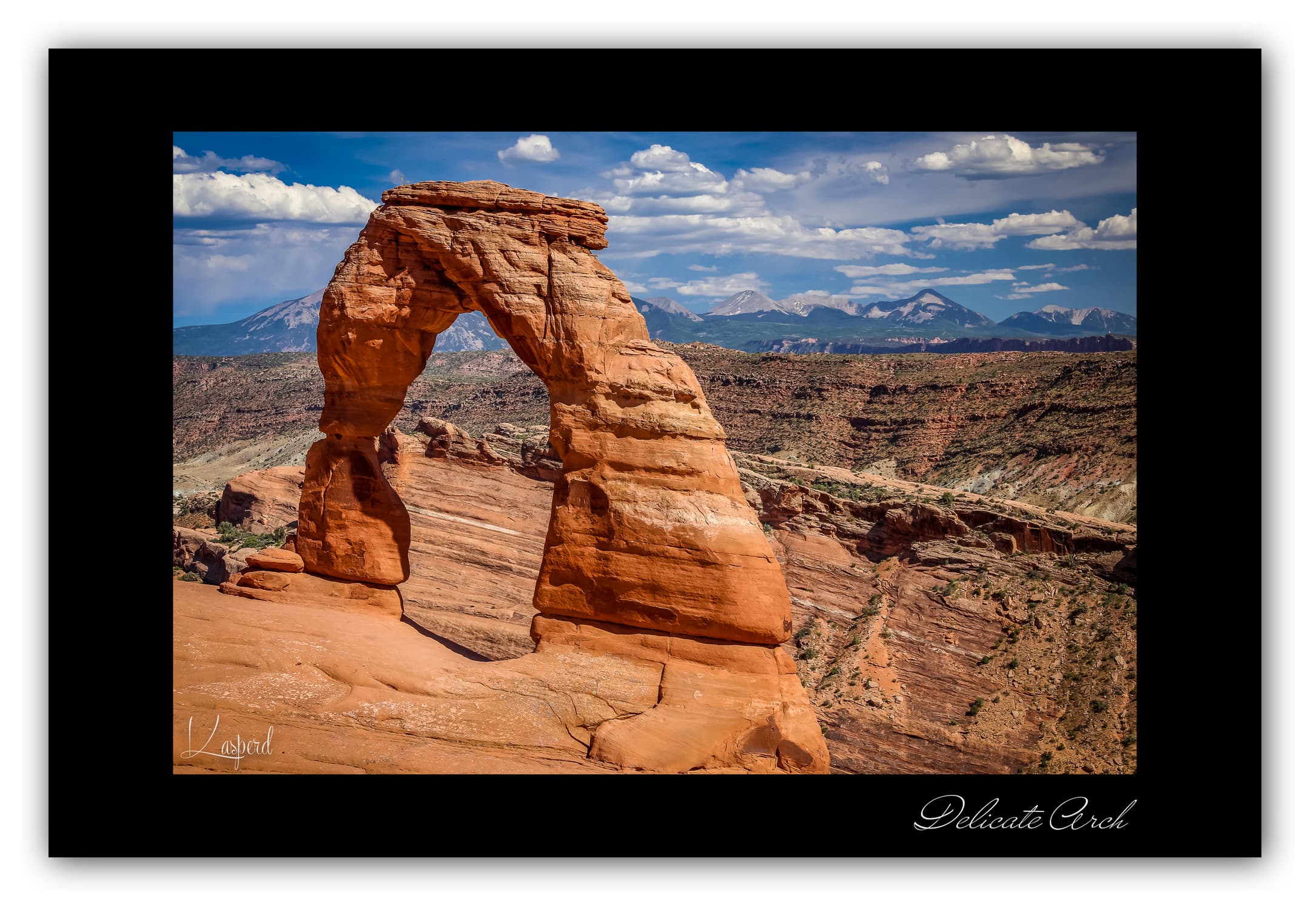 Poster Arches National Park - Utah (États-Unis). Affiches Formats 30x40 cm, 40x60 cm ou 50x70 cm. Impression sur Papier Photo. Décoration murale. Paysage. Ouest Américain.