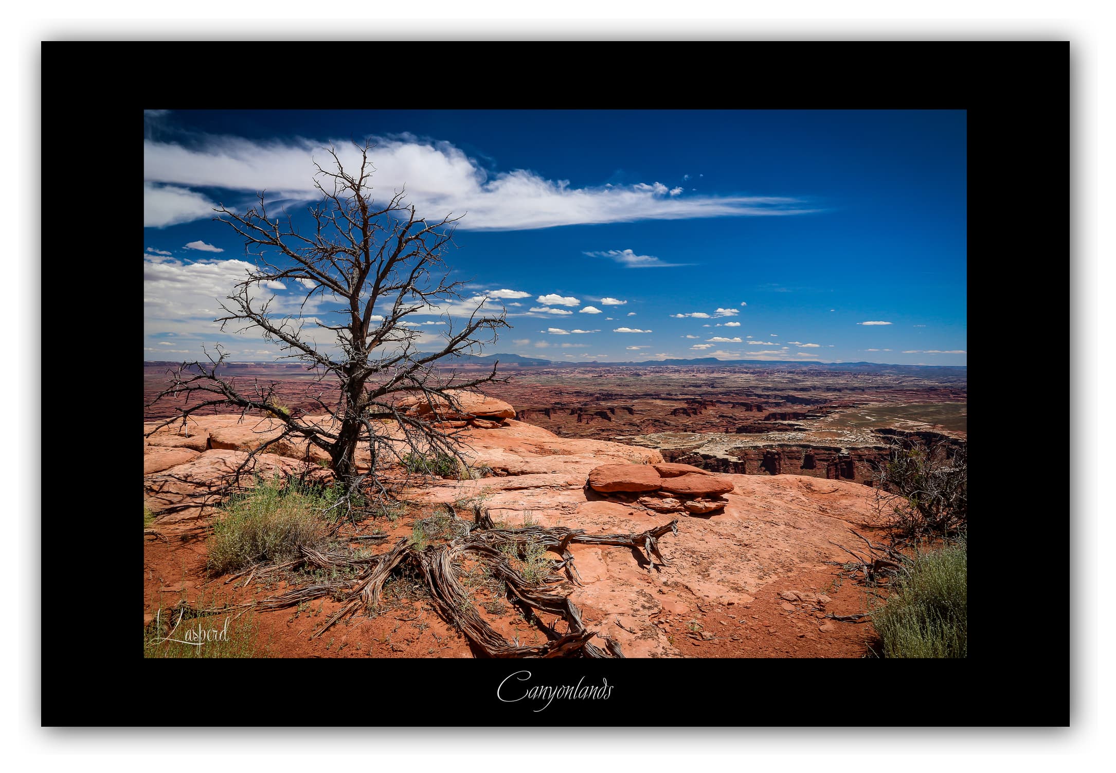 Poster Canyonlands National Park - Utah (États-Unis). Affiches Formats 30x40 cm, 40x60 cm ou 50x70 cm. Impression sur Papier Photo. Décoration murale. Paysage. Ouest Américain.