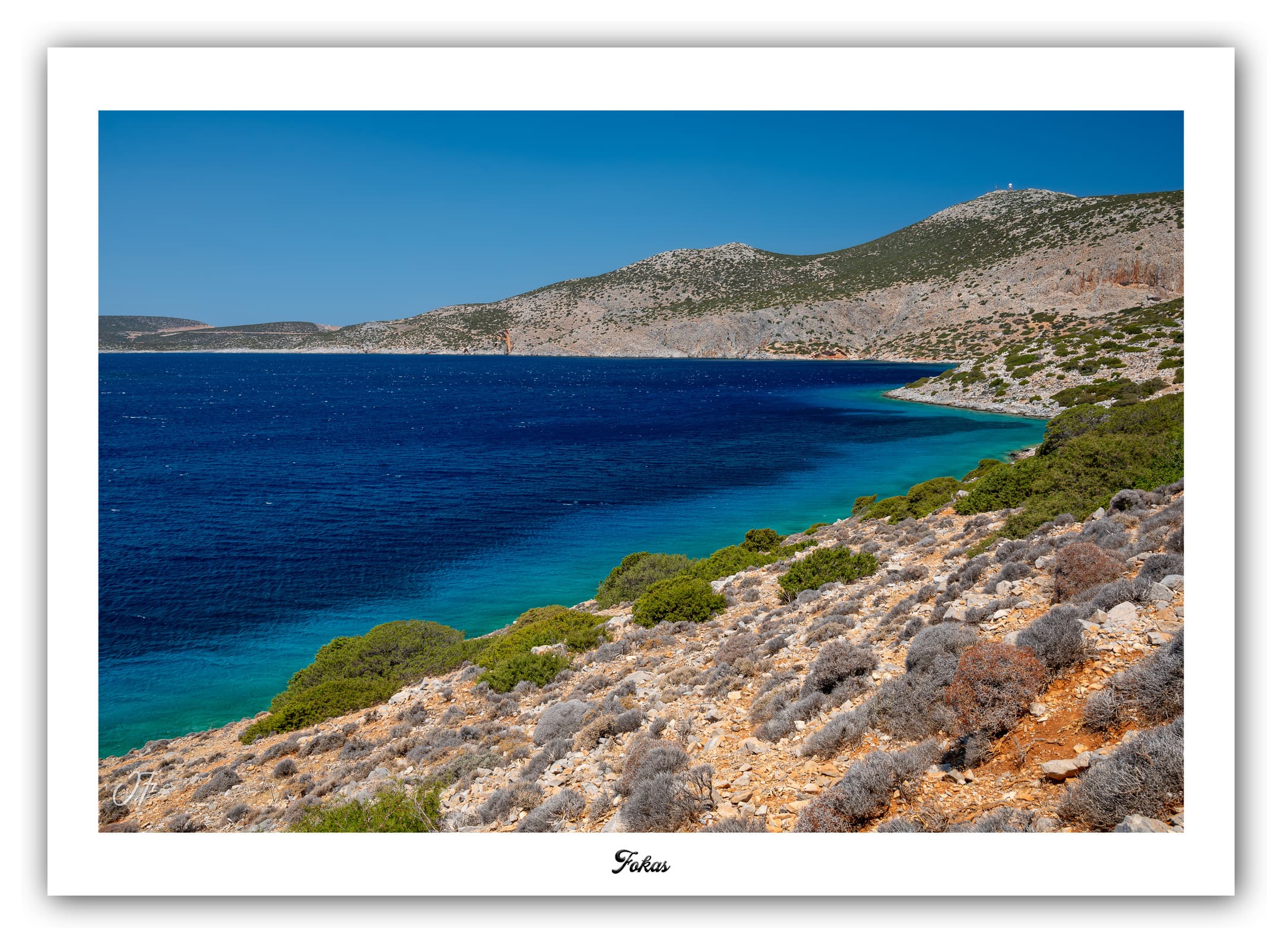 Générique Poster Astypalea (Grèce). Affiches Formats 30x40cm, 40x60 cm ou 50x70 cm. Impression sur Papier Photo. Décoration murale. Paysage. Mer.