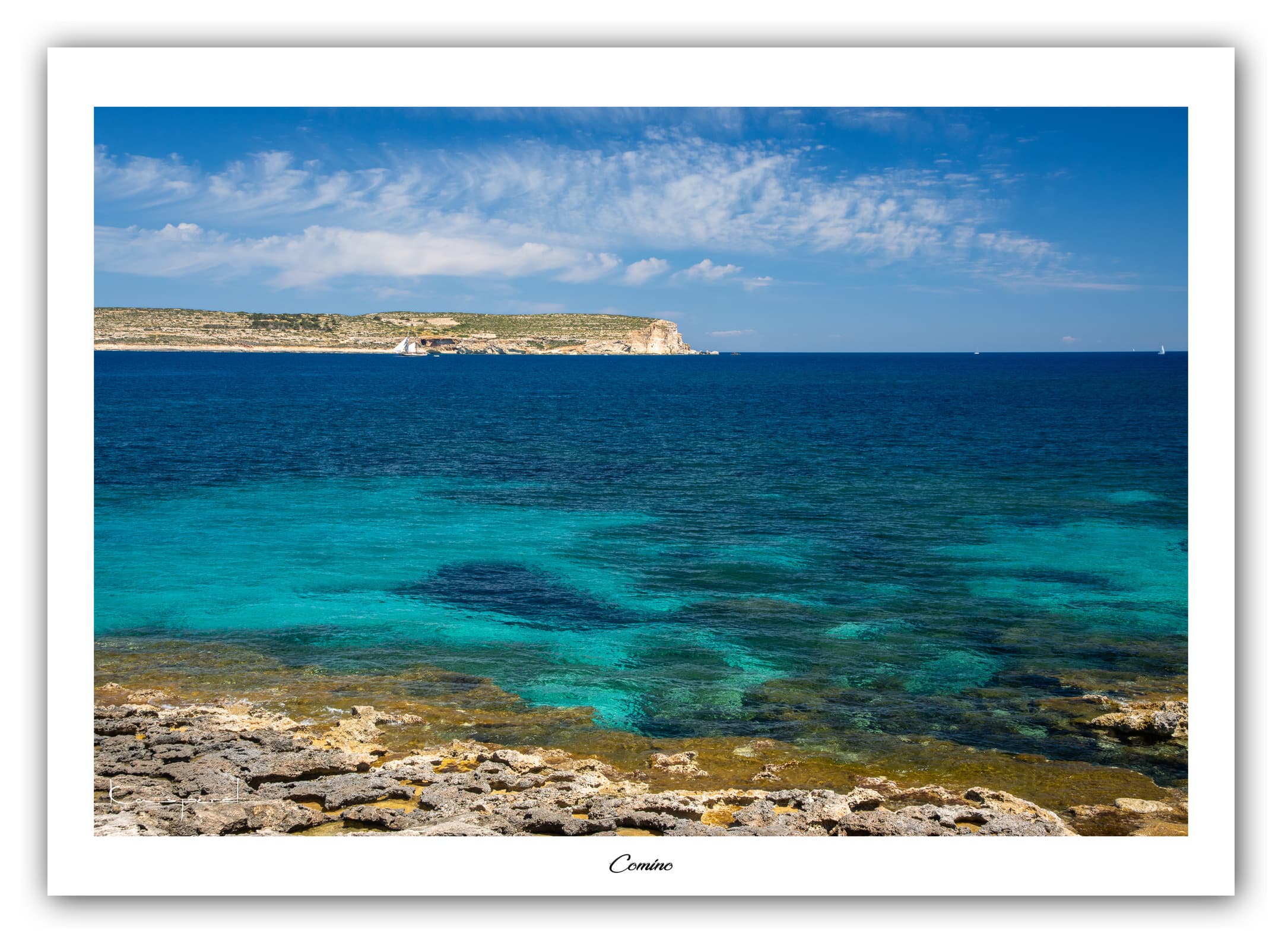Générique Poster Péninsule de Marfa (Malte). Affiches Formats 30x40cm, 40x60 cm ou 50x70 cm. Impression sur Papier Photo. Décoration murale. Paysage. Mer. Îles.