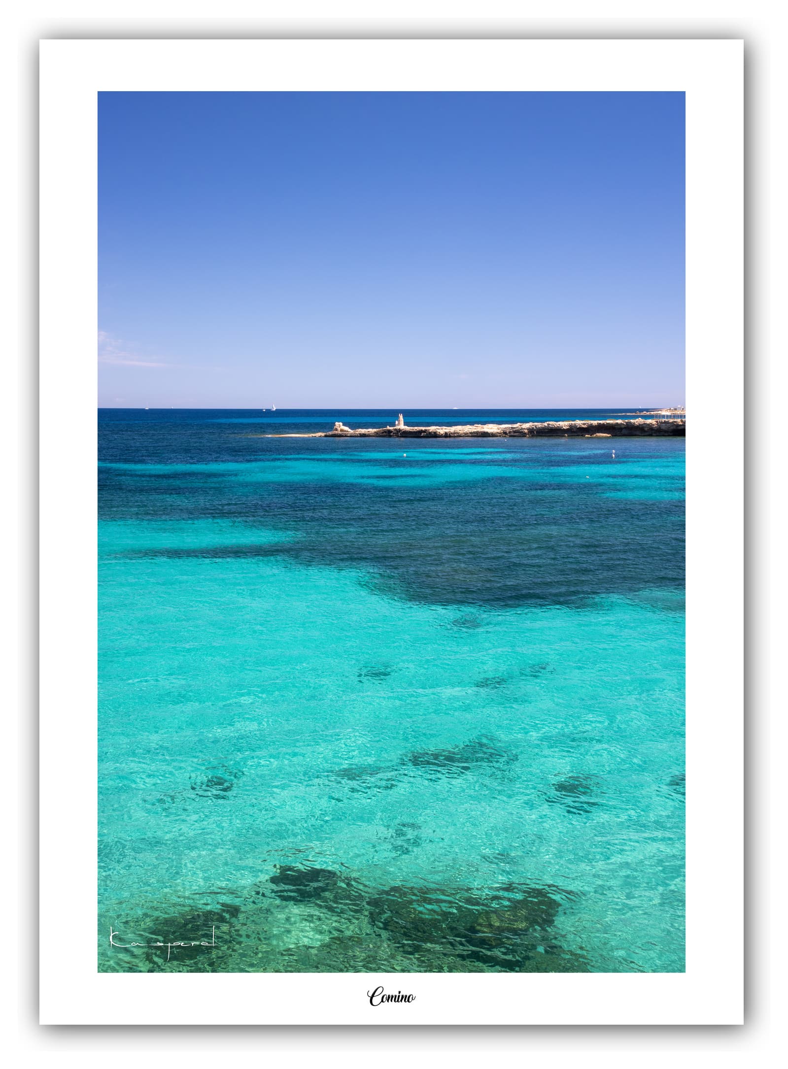 Générique Poster Péninsule de Marfa (Malte). Affiches Formats 30x40cm, 40x60 cm ou 50x70 cm. Impression sur Papier Photo. Décoration murale. Paysage. Mer. Îles.