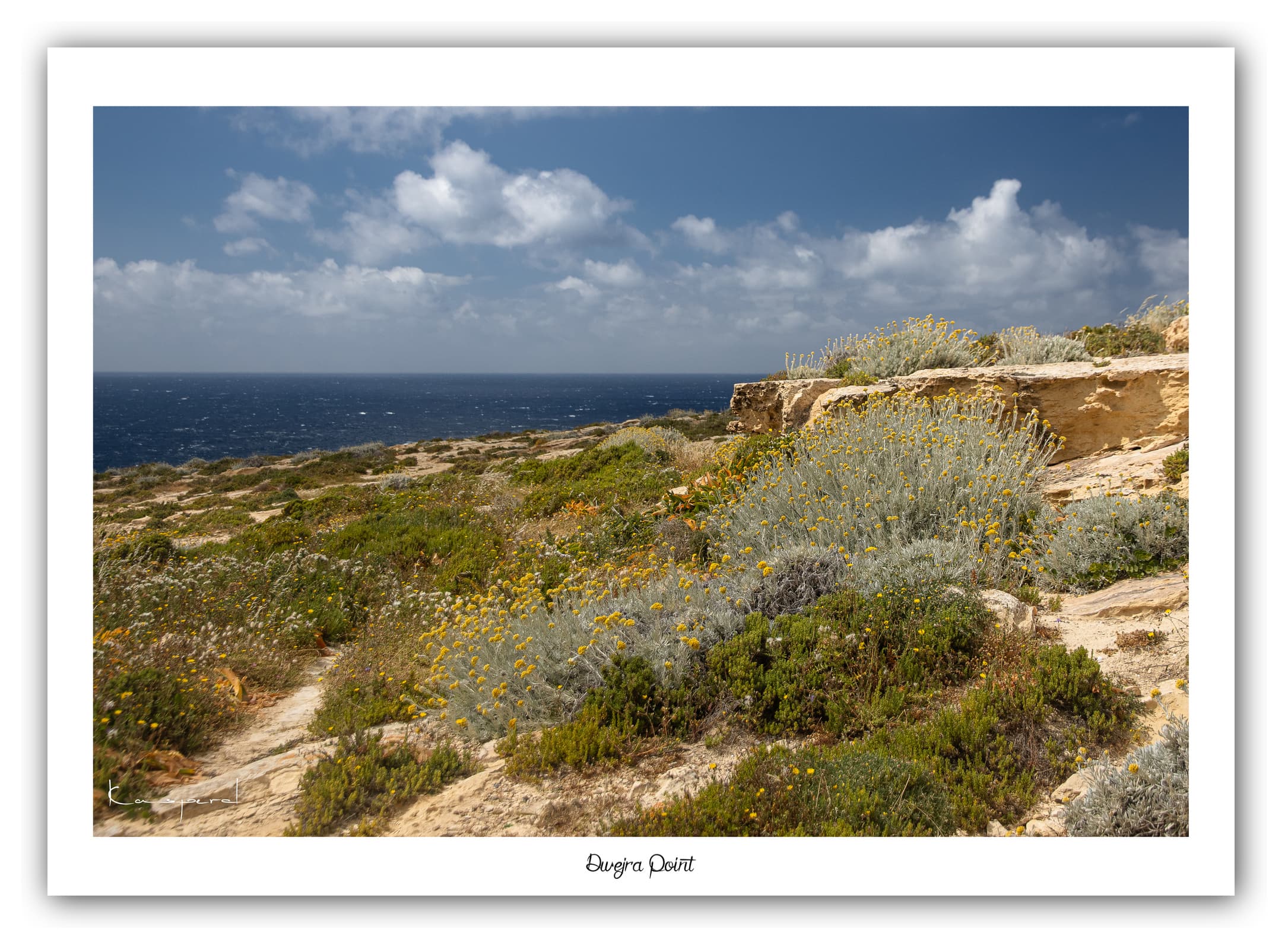 Générique Poster Dwejra Point - Gozo (Malte). Affiches Formats 30x40cm, 40x60 cm ou 50x70 cm. Impression sur Papier Photo. Décoration murale. Paysage. Mer. Îles.