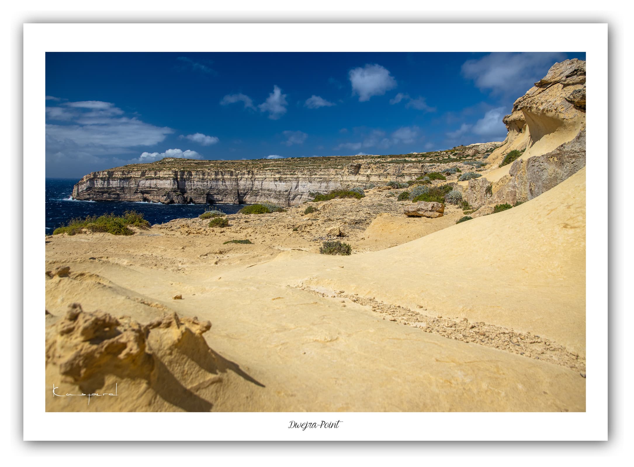 Générique Poster Dwejra Point - Gozo (Malte). Affiches Formats 30x40cm, 40x60 cm ou 50x70 cm. Impression sur Papier Photo. Décoration murale. Paysage. Mer. Îles.