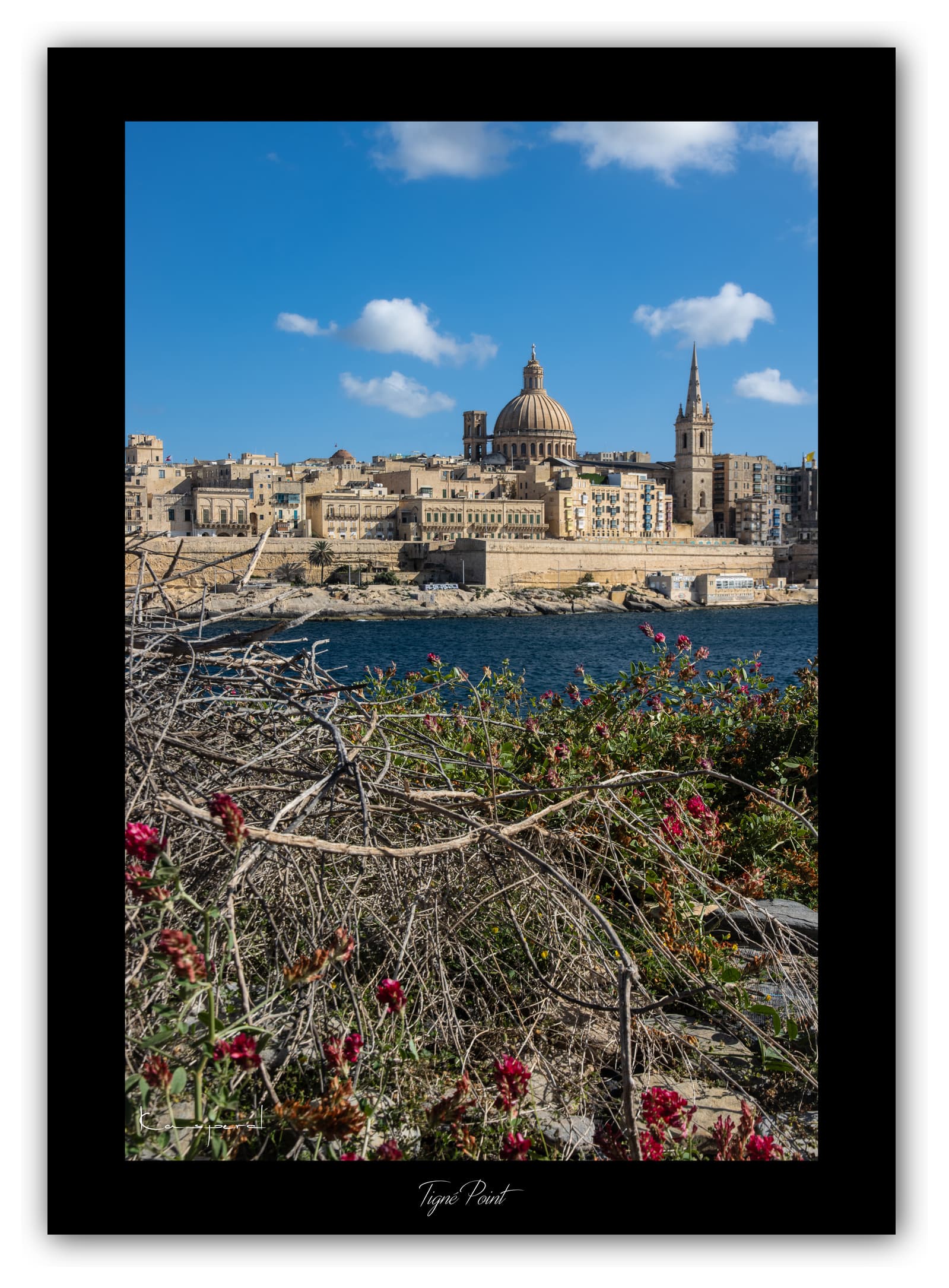 Générique Poster La Valette (Malte). Affiches Formats 30x40cm, 40x60 cm ou 50x70 cm. Impression sur Papier Photo. Décoration murale. Architecture. Mer. Îles.