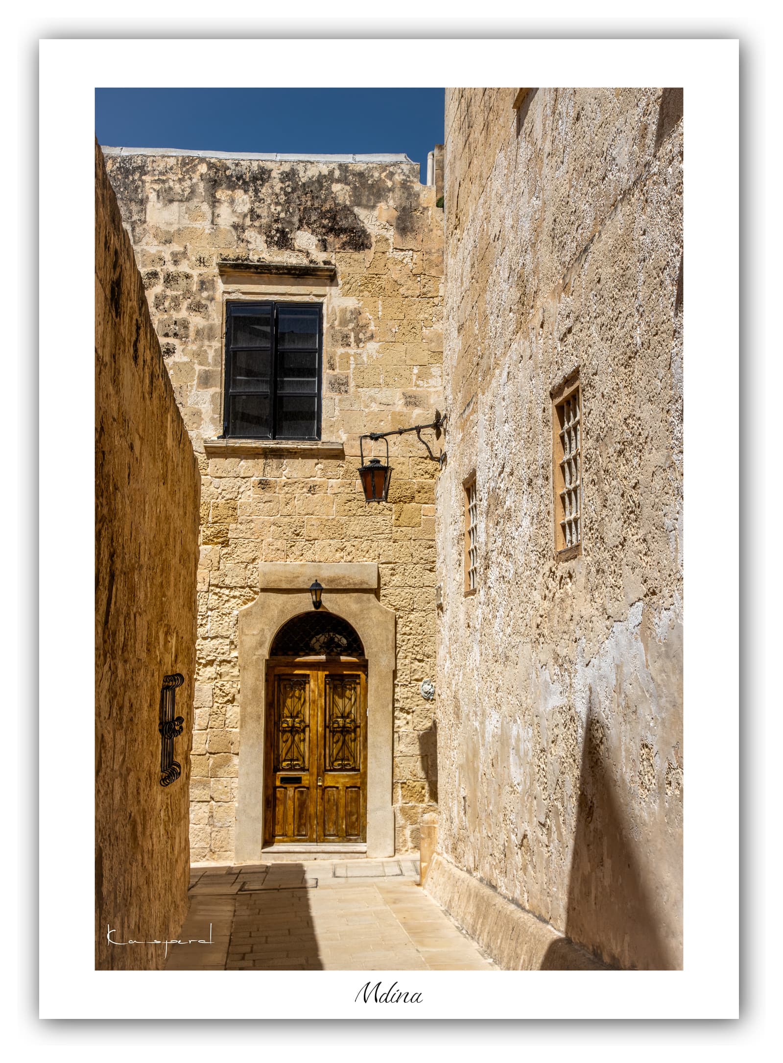 Générique Poster Mdina (Malte). Affiches Formats 30x40cm, 40x60 cm ou 50x70 cm. Impression sur Papier Photo. Décoration murale. Architecture. Mer. Îles.
