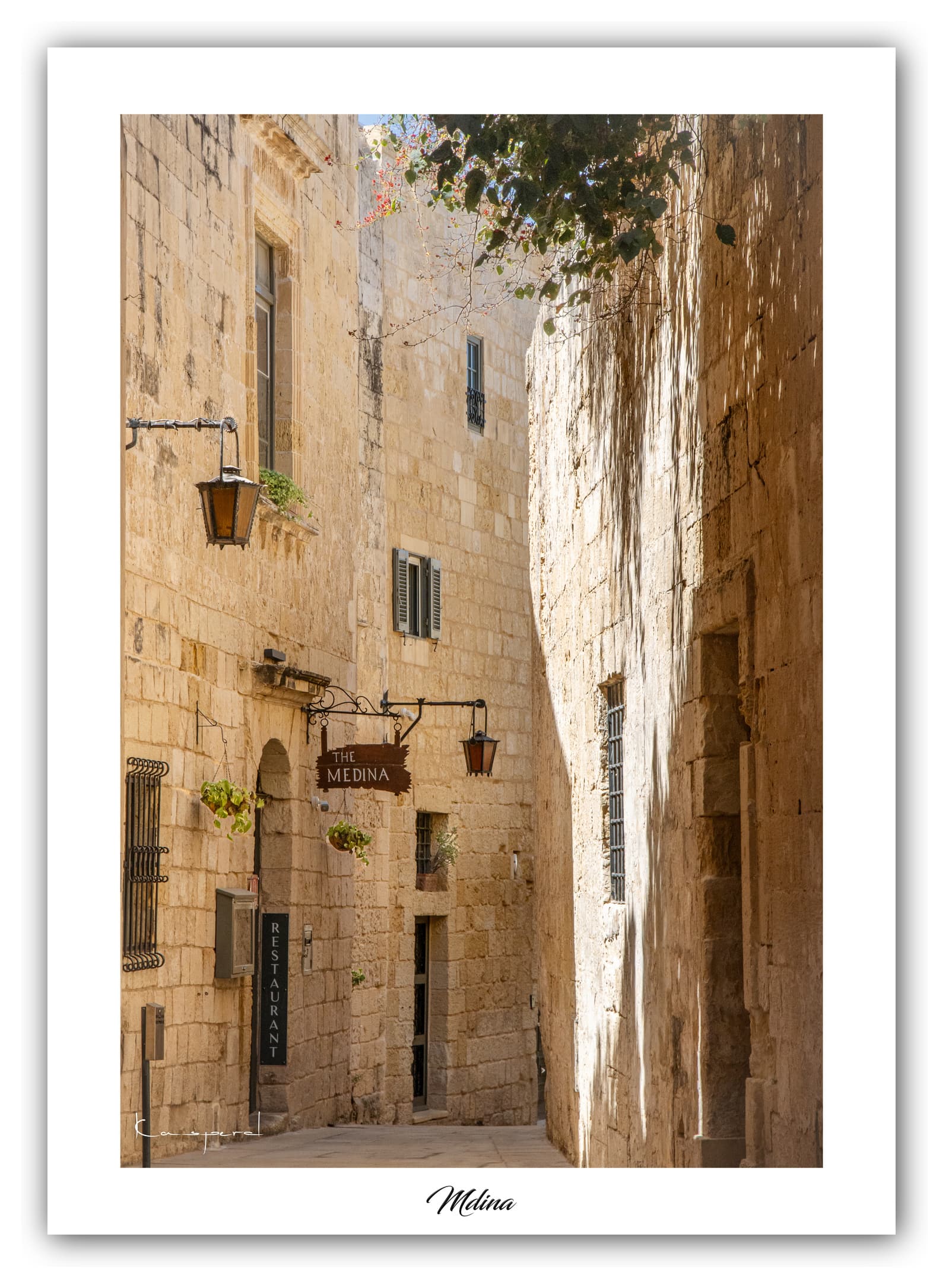 Générique Poster Mdina (Malte). Affiches Formats 30x40cm, 40x60 cm ou 50x70 cm. Impression sur Papier Photo. Décoration murale. Architecture. Mer. Îles.