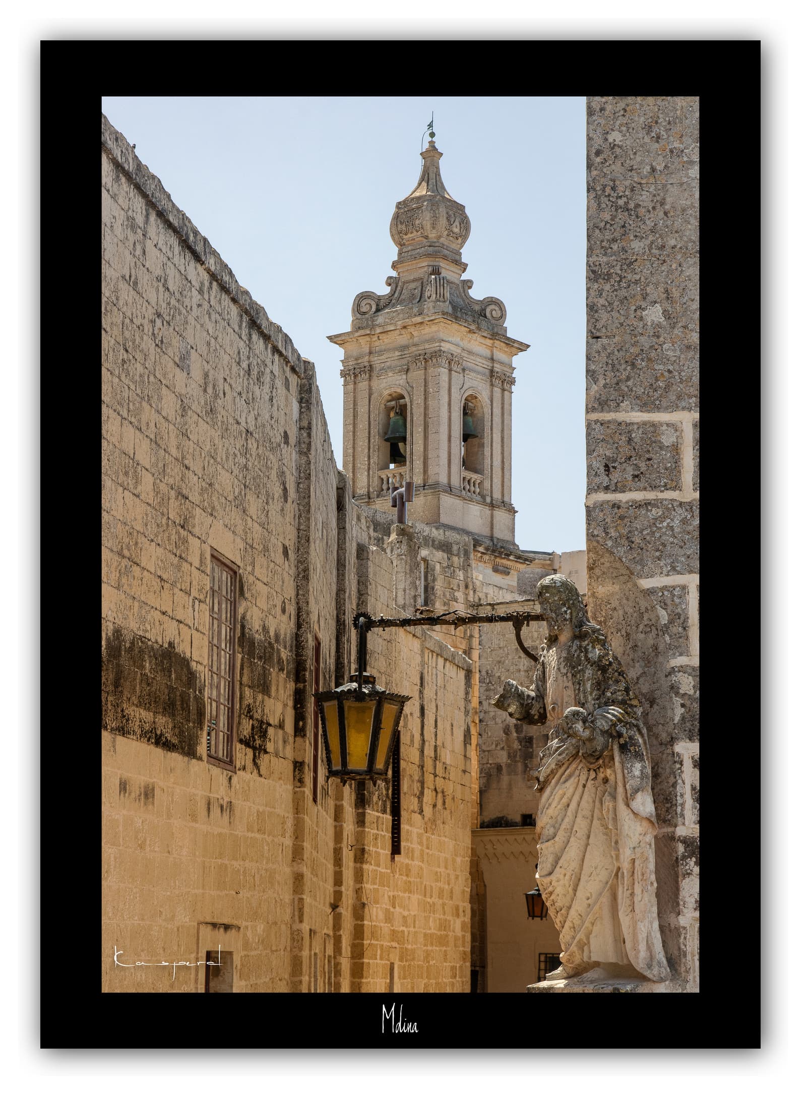 Générique Poster Mdina (Malte). Affiches Formats 30x40cm, 40x60 cm ou 50x70 cm. Impression sur Papier Photo. Décoration murale. Architecture. Mer. Îles.