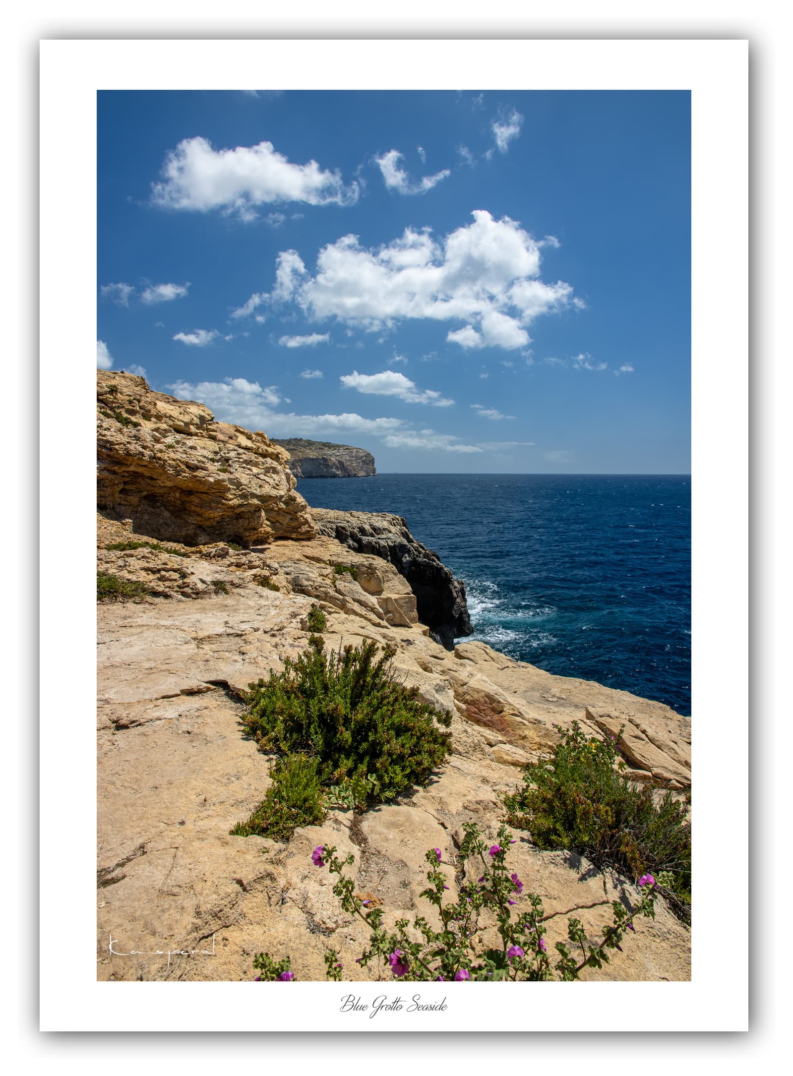 Générique Poster Zurrieq (Malte). Affiches Formats 30x40cm, 40x60 cm ou 50x70 cm. Impression sur Papier Photo. Décoration murale. Paysage. Mer. Île.