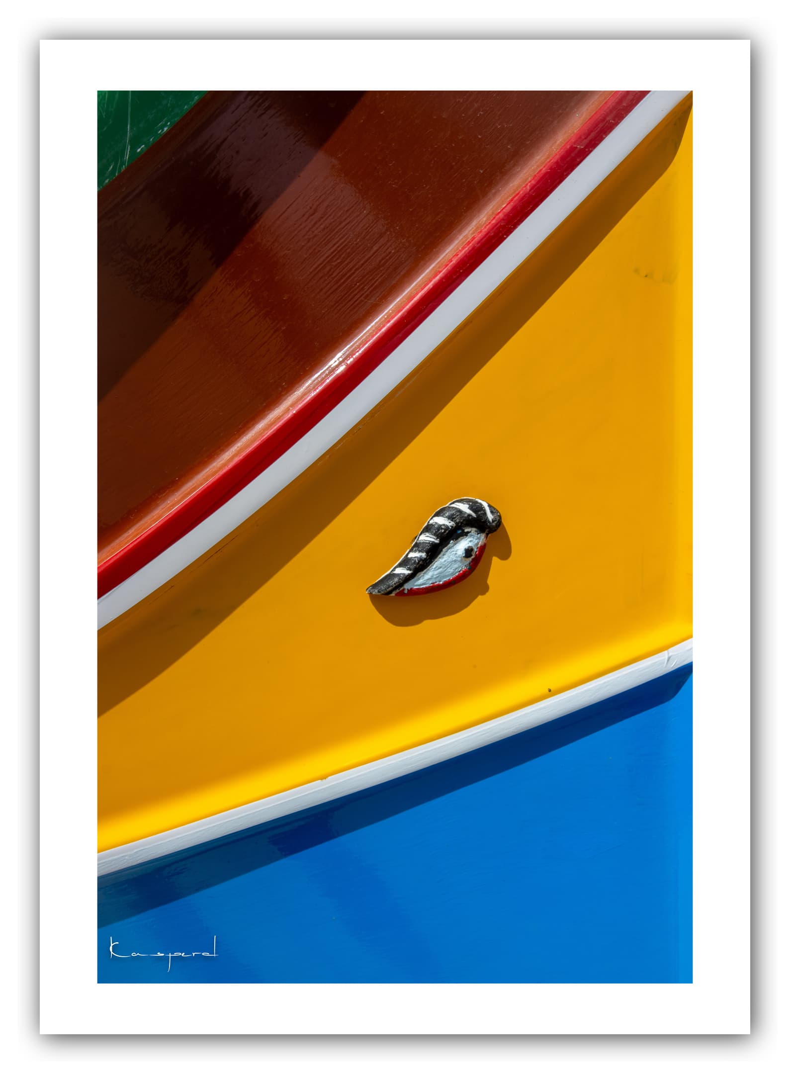 Générique Poster Marsaxlokk (Malte). Affiches Formats 30x40cm, 40x60 cm ou 50x70 cm. Impression sur Papier Photo. Décoration murale. Bateau. Mer. Port.
