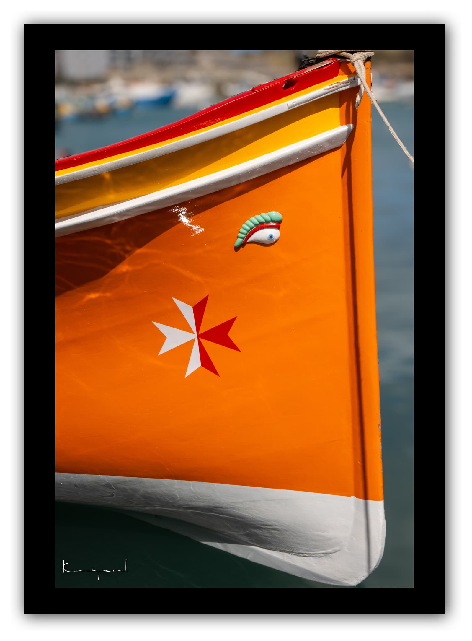 Générique Poster Marsaxlokk (Malte). Affiches Formats 30x40cm, 40x60 cm ou 50x70 cm. Impression sur Papier Photo. Décoration murale. Paysage. Mer. Îles.