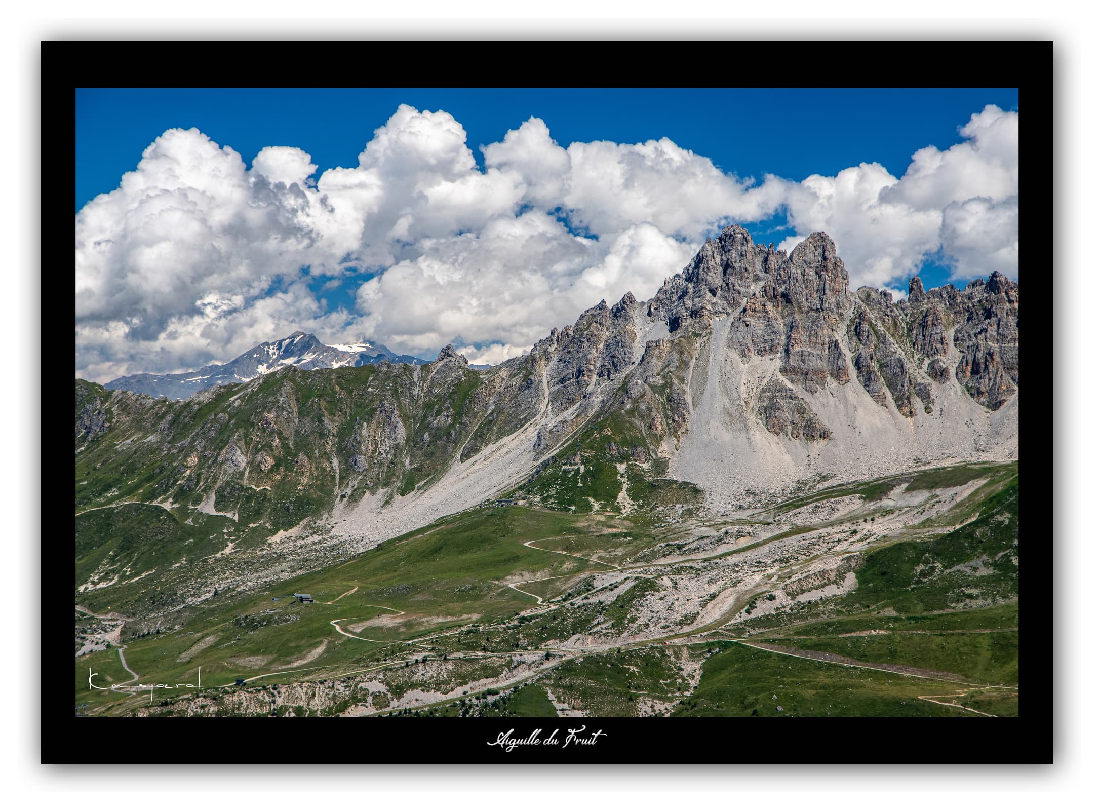 Générique Poster Pas de la Cherferie (Savoie). Affiches Formats 30x40cm, 40x60 cm ou 50x70 cm. Impression sur Papier Photo. Décoration murale. Paysage. Montagne.