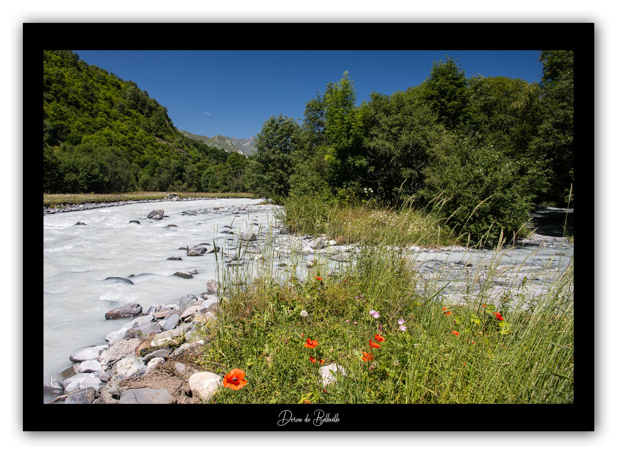 Générique Poster Doron de Belleville (Savoie). Affiches Formats 30x40cm, 40x60 cm ou 50x70 cm. Impression sur Papier Photo. Décoration murale. Paysage. Montagne.