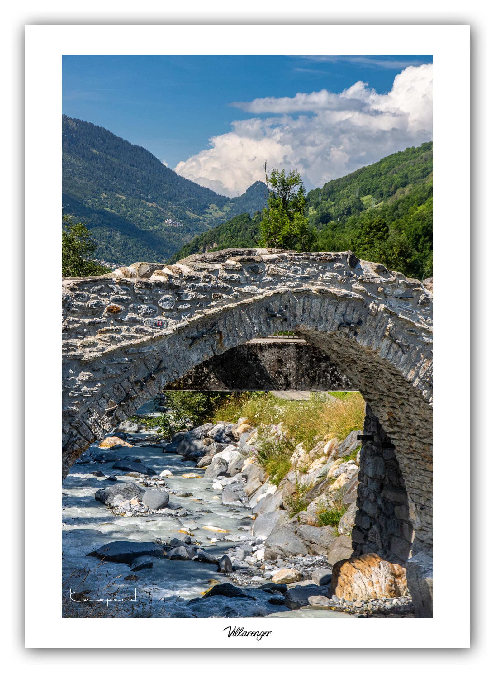 Générique Poster Villarenger (Savoie). Affiches Formats 30x40cm, 40x60 cm ou 50x70 cm. Impression sur Papier Photo. Décoration murale. Paysage. Montagne.