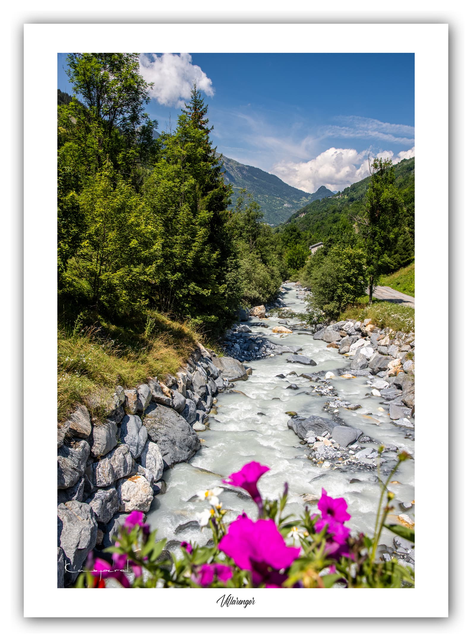 Générique Poster Villarenger (Savoie). Affiches Formats 30x40cm, 40x60 cm ou 50x70 cm. Impression sur Papier Photo. Décoration murale. Paysage. Montagne.