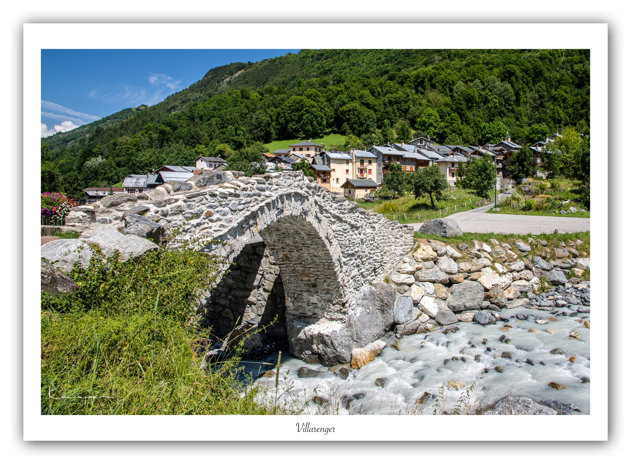 Générique Poster Villarenger (Savoie). Affiches Formats 30x40cm, 40x60 cm ou 50x70 cm. Impression sur Papier Photo. Décoration murale. Paysage. Montagne.