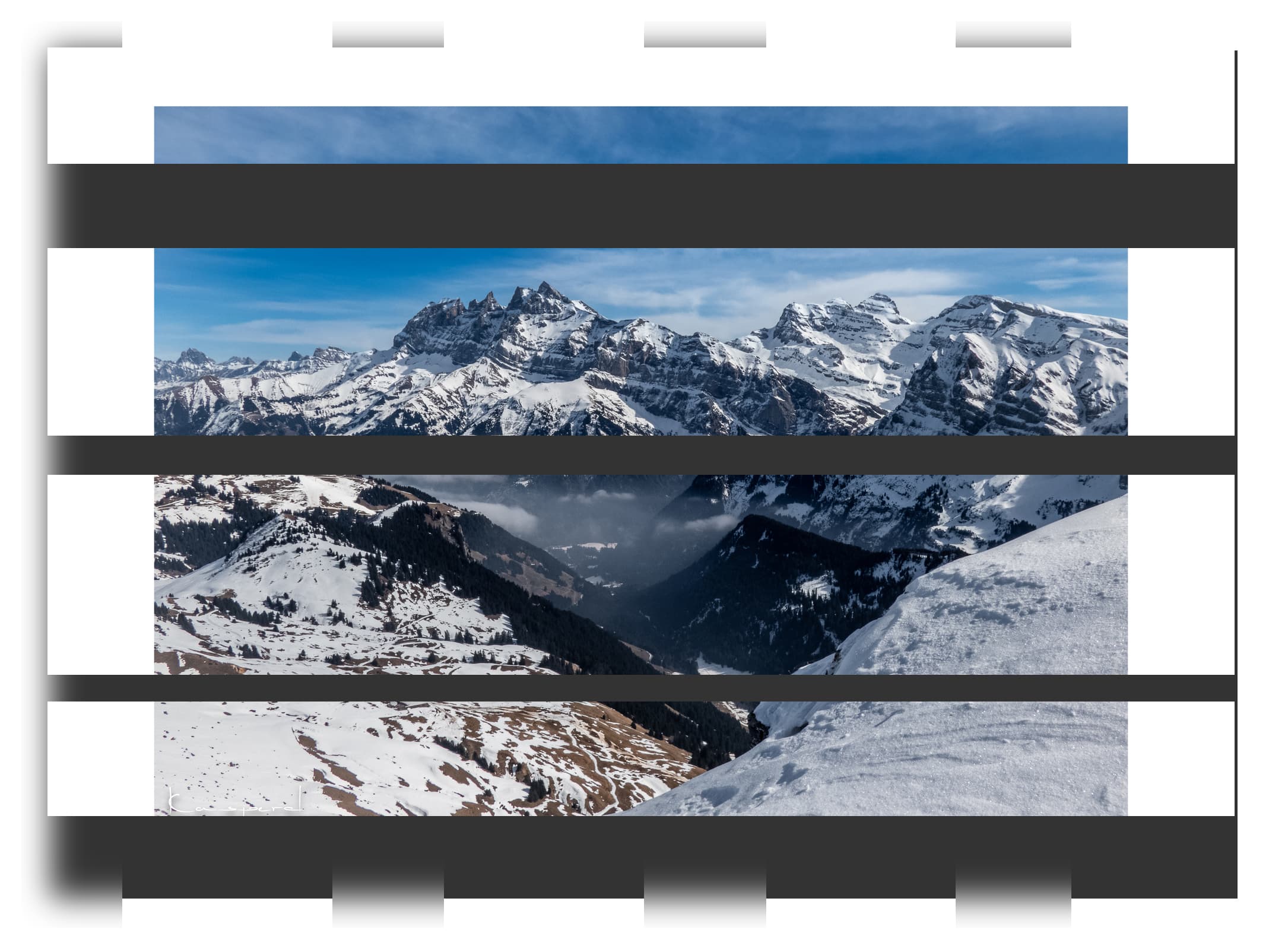Poster Les Crosets - Valais (Suisse). Affiches Formats 30x40 cm, 40x60 cm ou 50x70 cm. Impression sur Papier Photo. Décoration murale. Nature. Paysage. Panorama. Montagne.