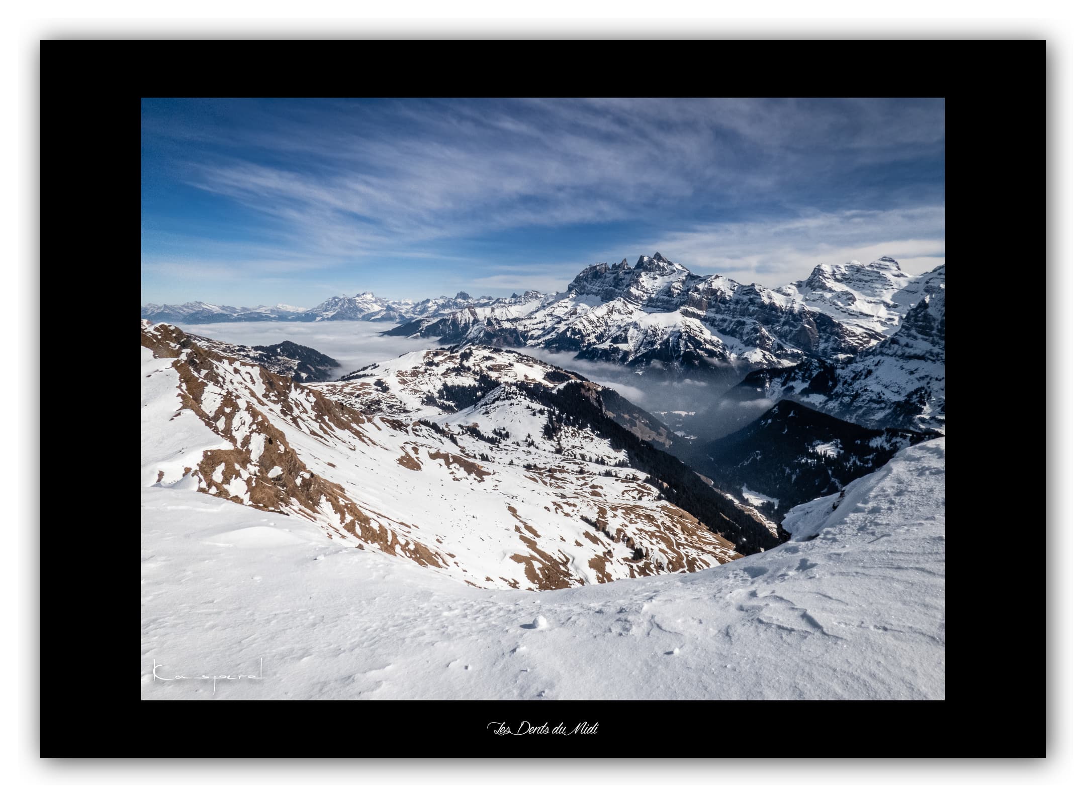 Poster Les Crosets - Valais (Suisse). Affiches Formats 30x40 cm, 40x60 cm ou 50x70 cm. Impression sur Papier Photo. Décoration murale. Nature. Paysage. Panorama. Montagne.