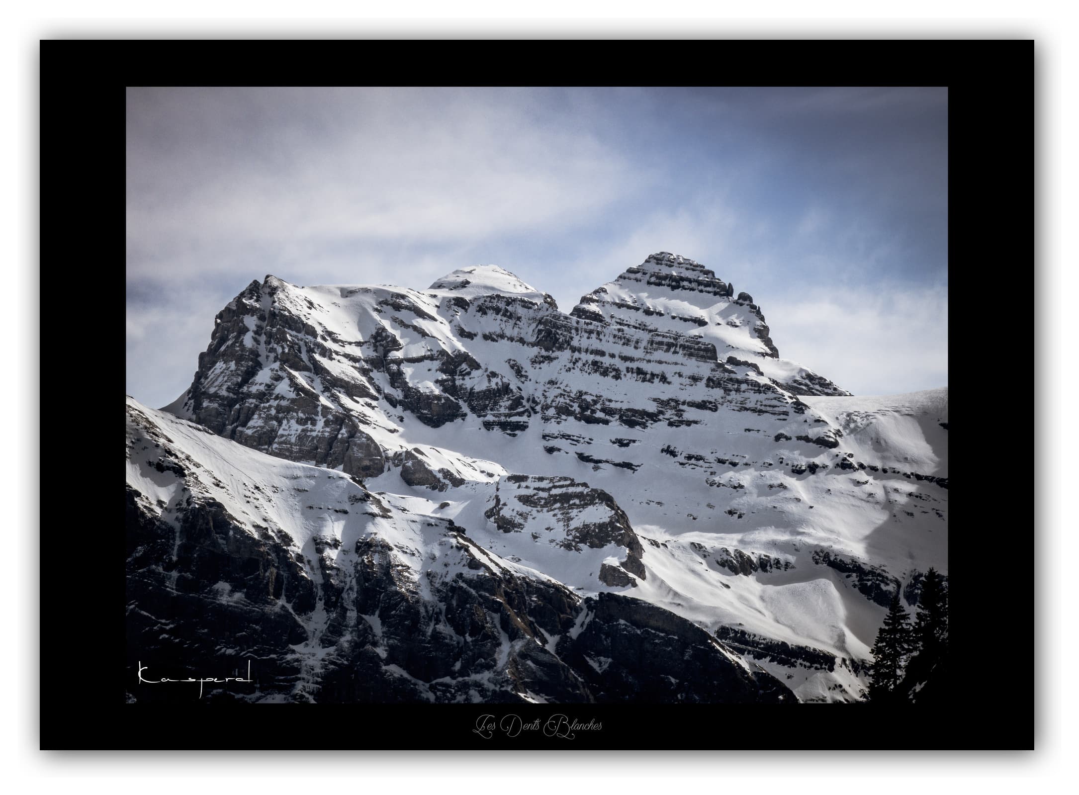 Poster Paysage Alpin - Haute-Savoie (France). Affiches Formats 30x40 cm, 40x60 cm ou 50x70 cm. Impression sur Papier Photo. Décoration murale. Nature. Paysage. Panorama. Montagne.