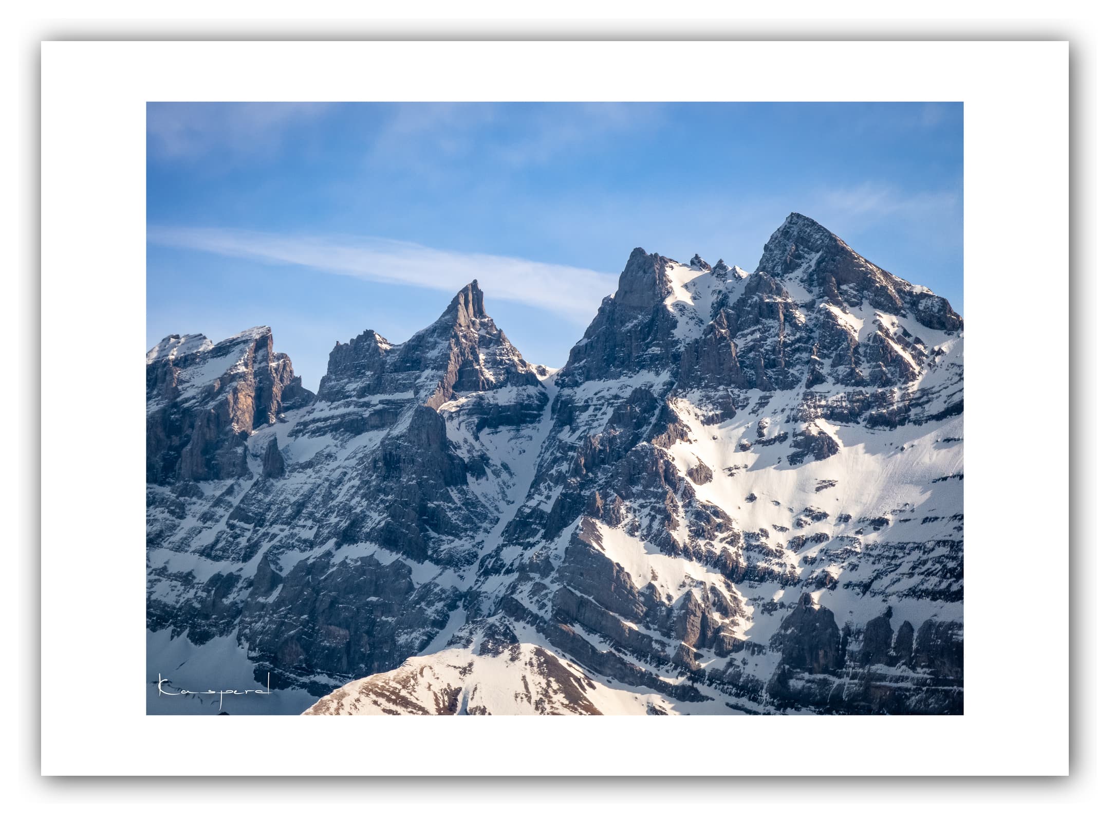 Poster Paysage Alpin - Haute-Savoie (France). Affiches Formats 30x40 cm, 40x60 cm ou 50x70 cm. Impression sur Papier Photo. Décoration murale. Nature. Paysage. Panorama. Montagne.