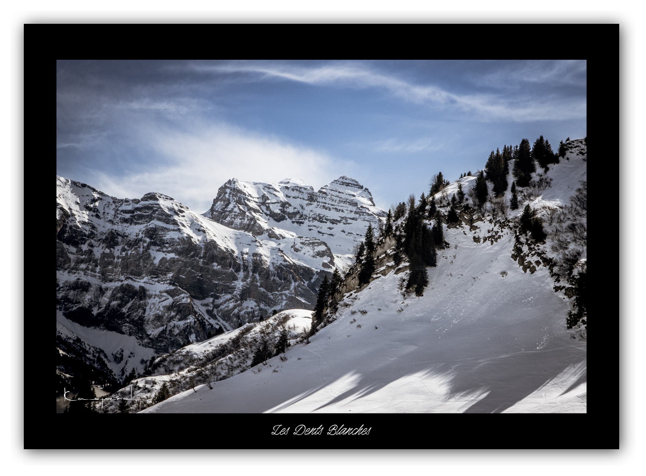 Poster Avoriaz - Haute-Savoie (France). Affiches Formats 30x40 cm, 40x60 cm ou 50x70 cm. Impression sur Papier Photo. Décoration murale. Nature. Paysage. Panorama. Montagne.