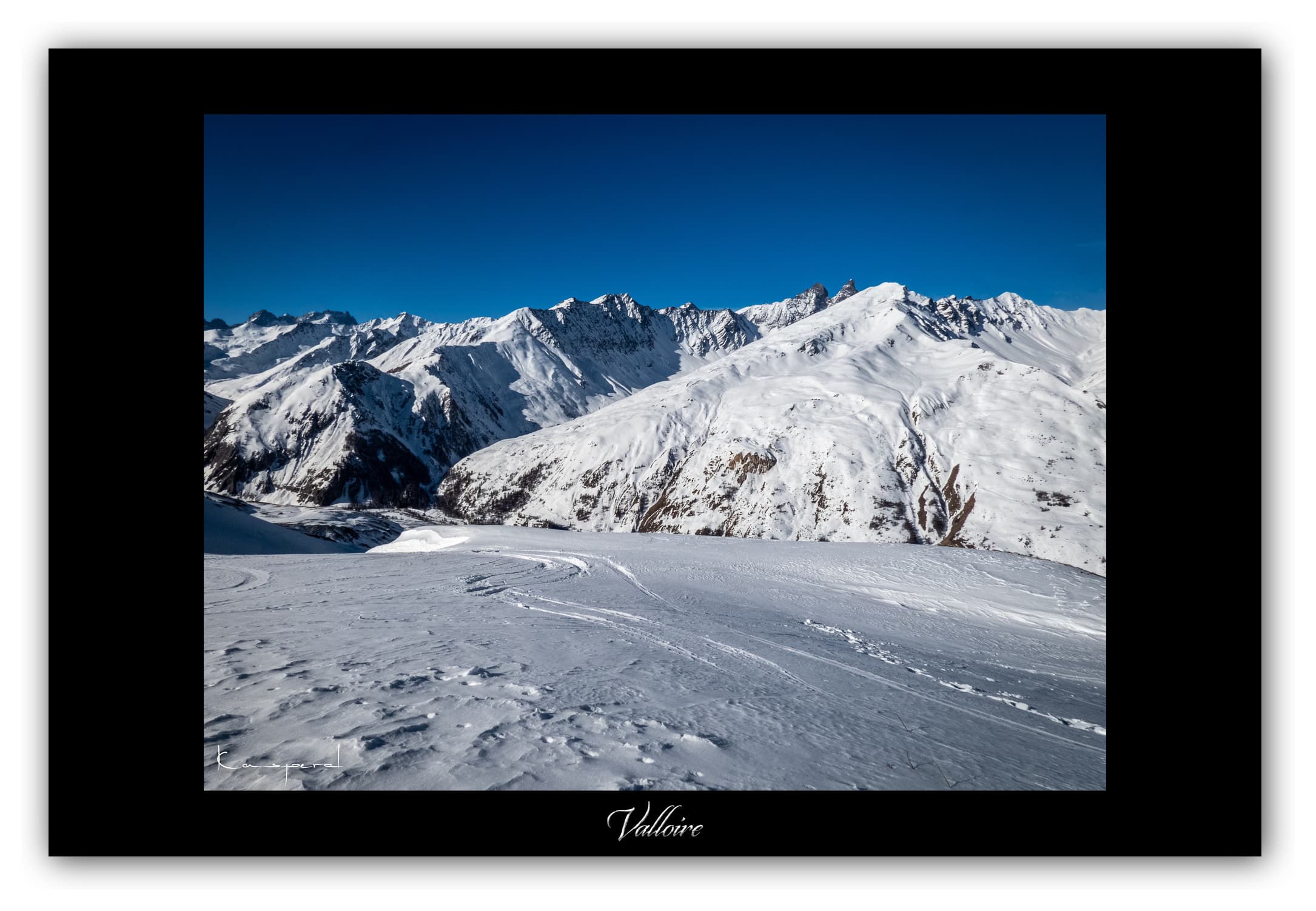 Poster Aiguilles d'Arves à Valloire - Savoie (France). Affiches Formats 30x40 cm, 40x60 cm ou 50x70 cm. Impression sur Papier Photo. Décoration murale. Nature. Paysage. Panorama. Montagne.