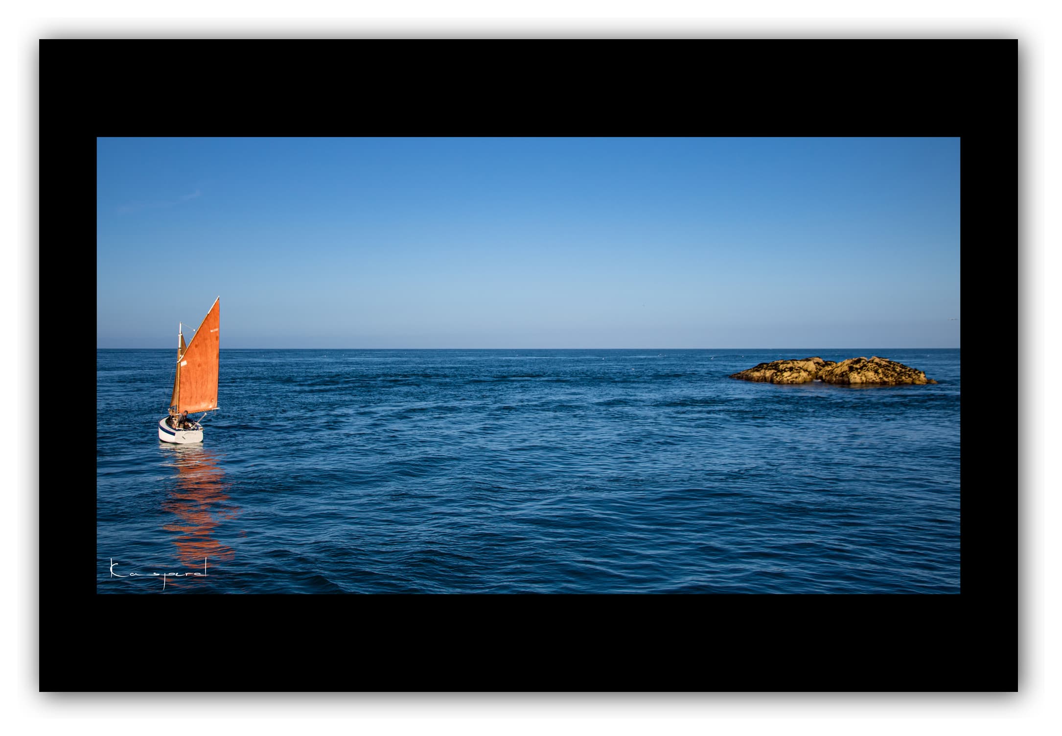 Poster Sept Îles - Bretagne (France). Affiches Formats 30x40 cm, 40x60 cm ou 50x70 cm. Impression sur Papier Photo. Décoration murale. Paysage. Mer. Phare.