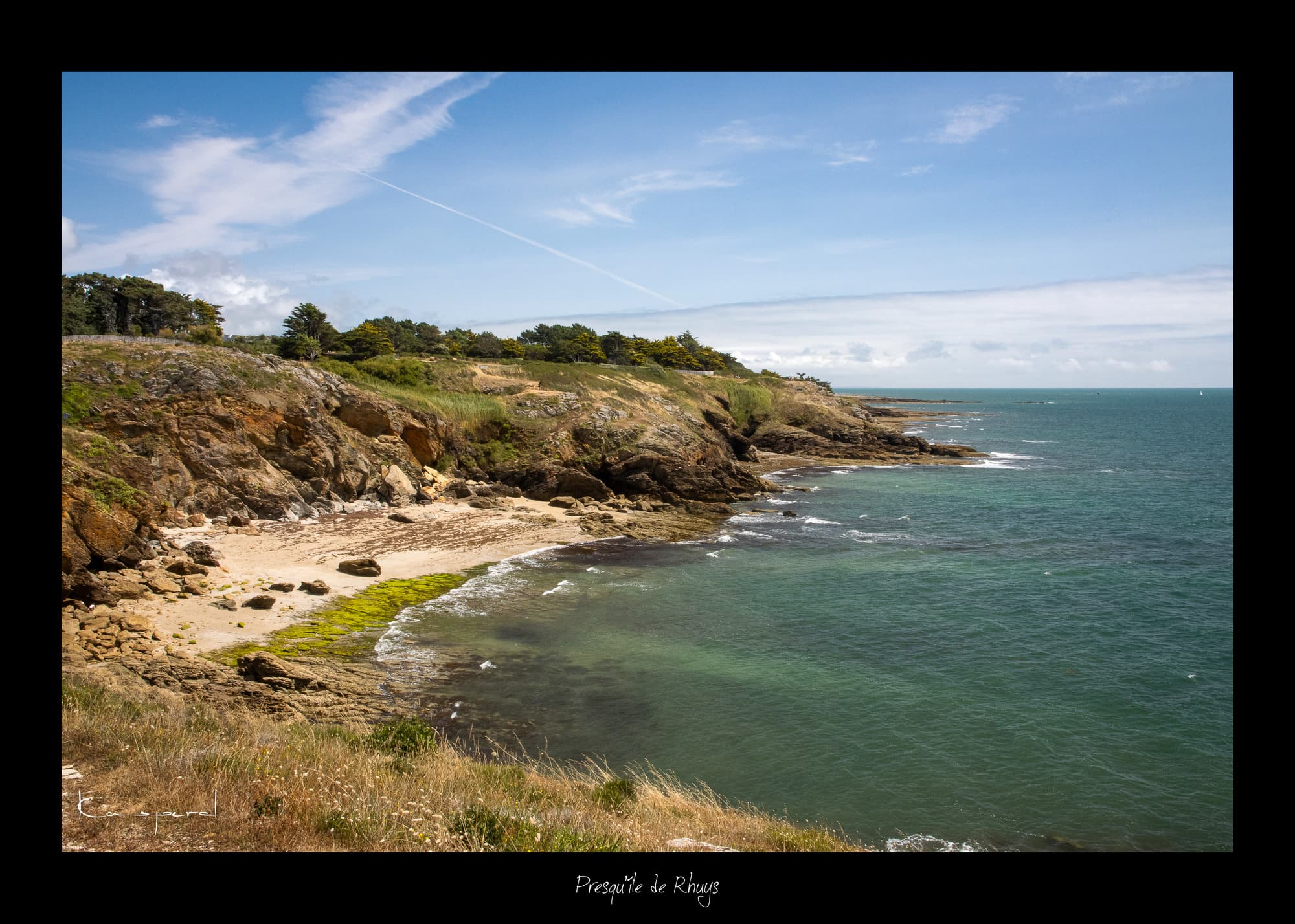 Poster Presqu'île de Rhuys (Bretagne - France). Affiches Formats 30x40cm, 40x60 cm ou 50x70 cm. Impression sur Papier Photo. Décoration murale. Paysage. Port.