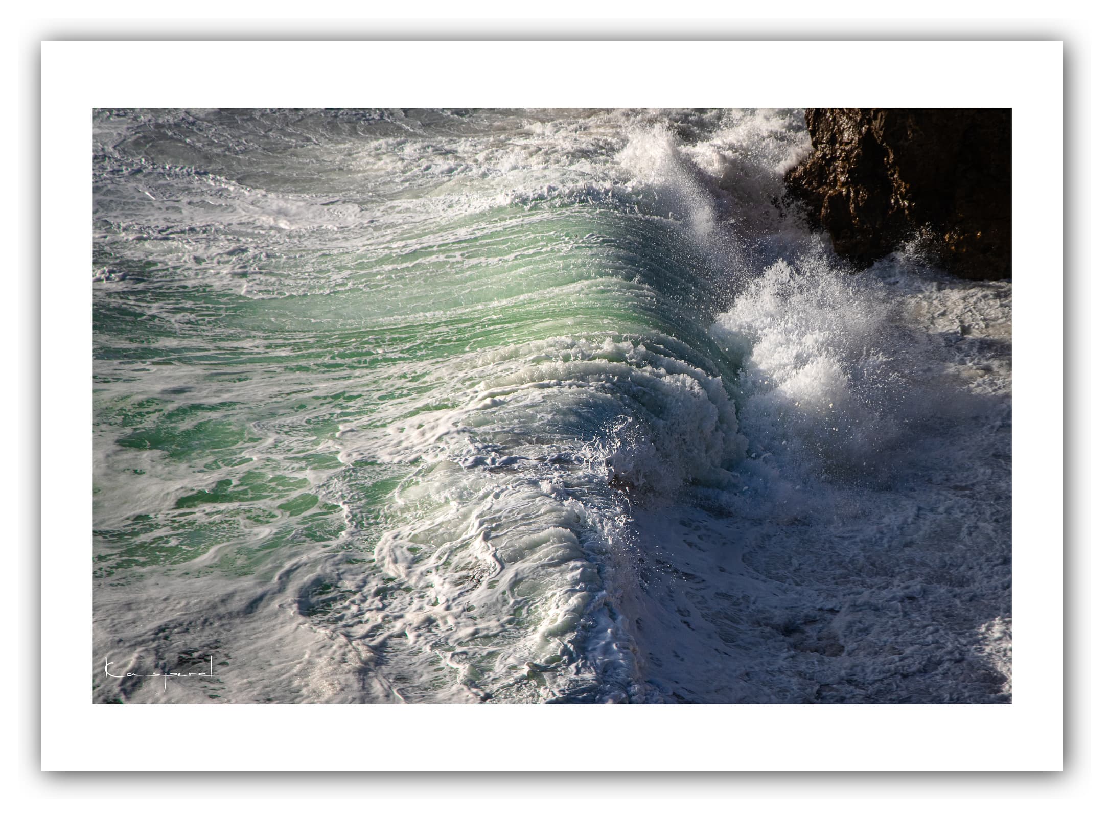 Poster Côte sauvage Quiberon (Bretagne - France). Affiches Formats 30x40cm, 40x60 cm ou 50x70 cm. Impression sur Papier Photo. Décoration murale. Paysage. Plage.