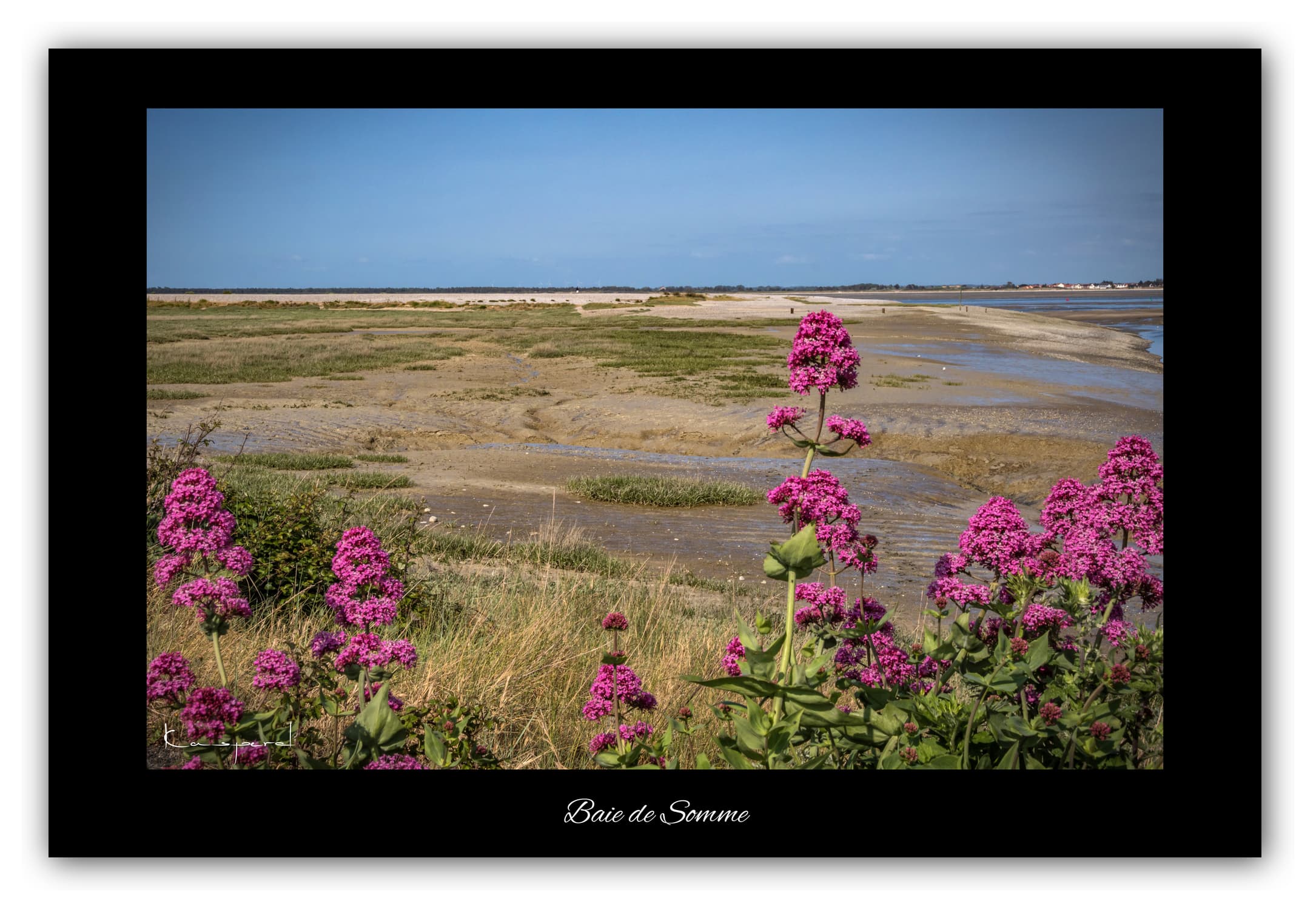 Poster Baie de Somme - Hauts de France (France). Affiches Formats 30x40 cm, 40x60 cm ou 50x70 cm. Impression sur Papier Photo. Décoration murale. Paysage. Mer.